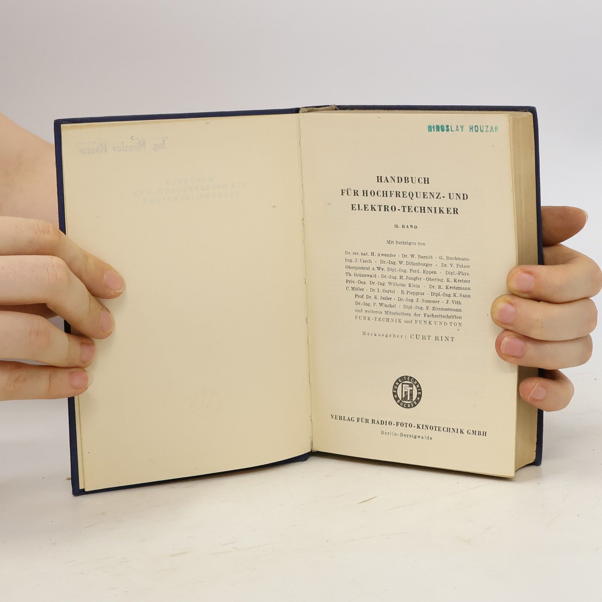Collectif d'auteurs Handbuch für Hochfrequenz- und Elektro-Techniker. Band II.