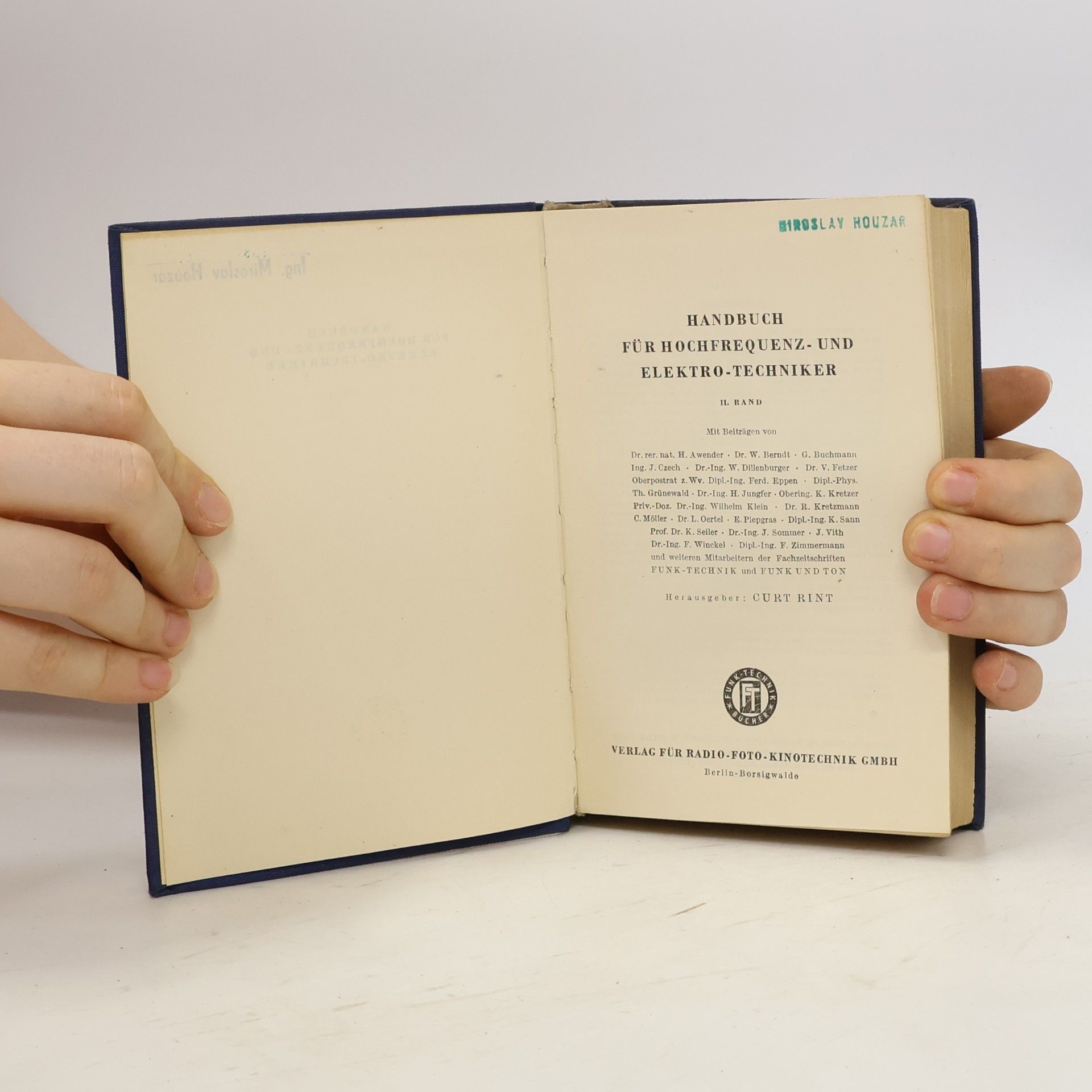 Collectif d'auteurs Handbuch für Hochfrequenz- und Elektro-Techniker. Band II.