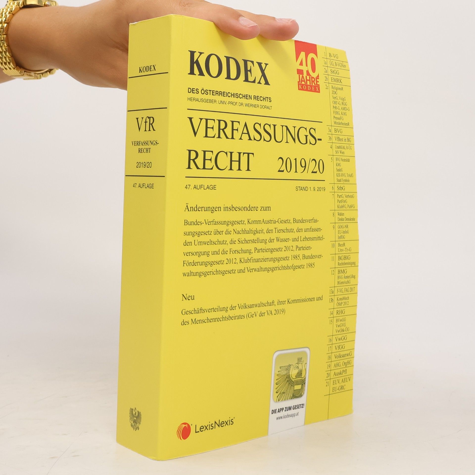 Werner Doralt Kodex: Verfassungsrecht 2019/20