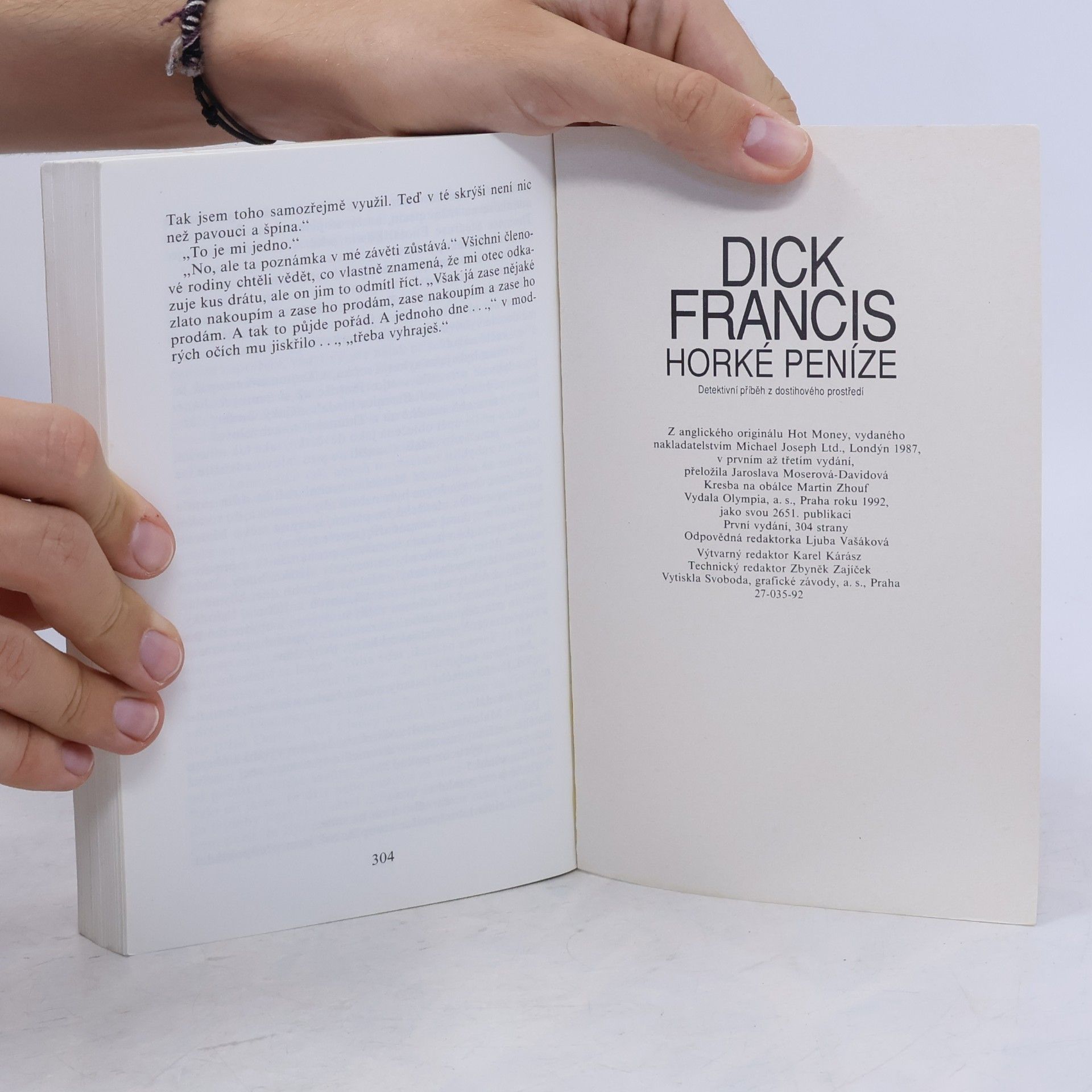 Dick Francis Horké peníze