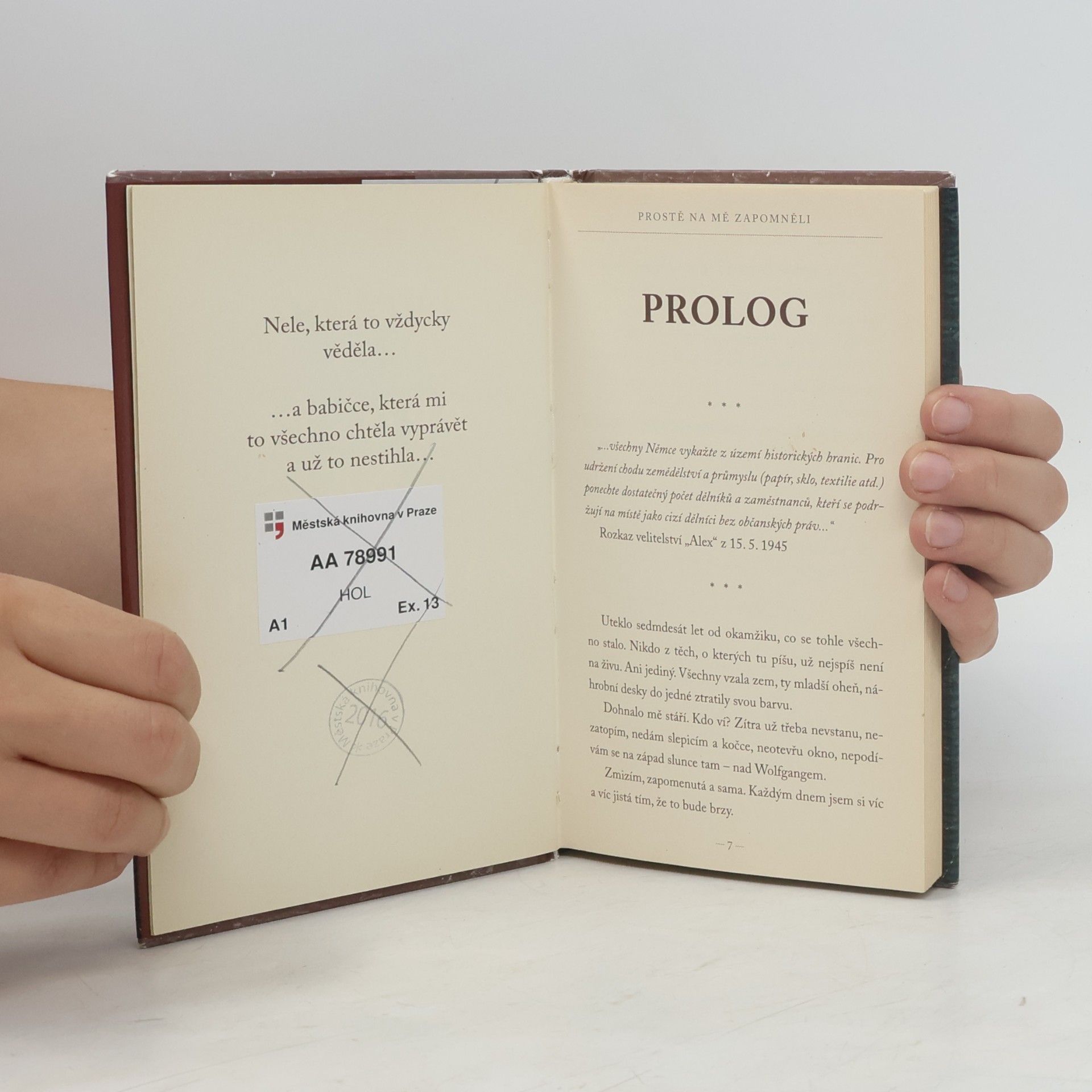 Jiří Holub Prostě na mě zapomněli