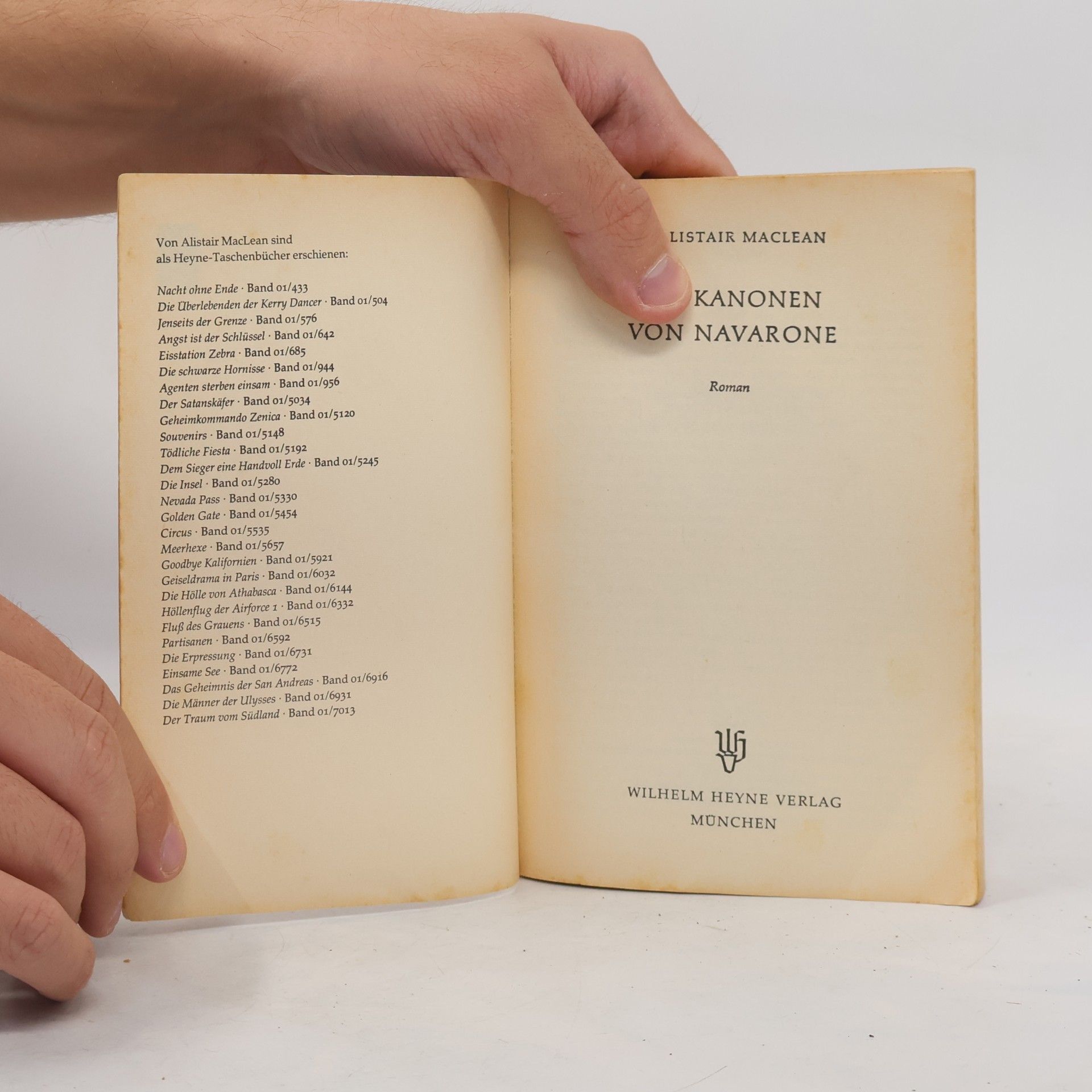 Alistair MacLean Die Kanonen von Navarone