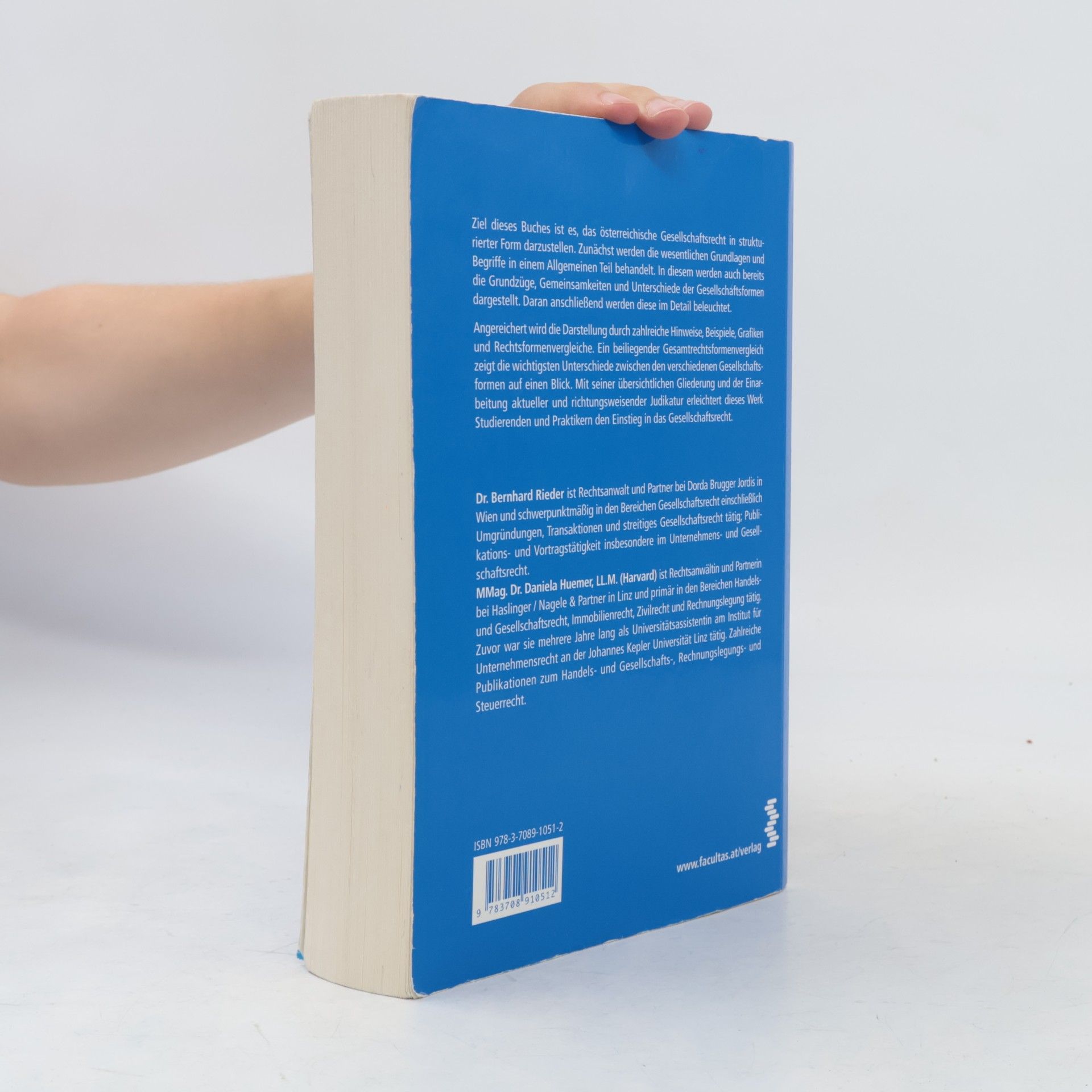 Bernhard Rieder Gesellschaftsrecht 3., überarbeitete Auflage - Mit Poster: Rechtsformenvergleich