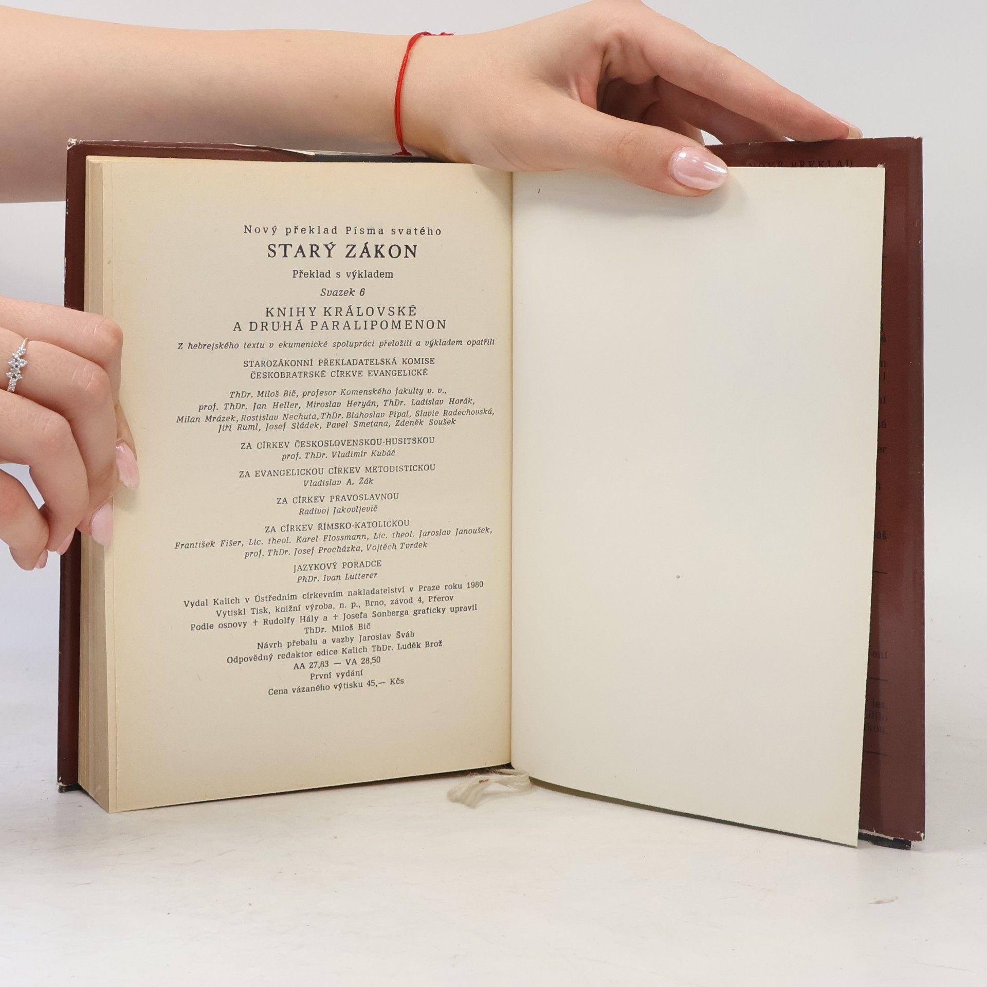 Various authors Starý zákon 6. Knihy královské a druhá Paralipomenon
