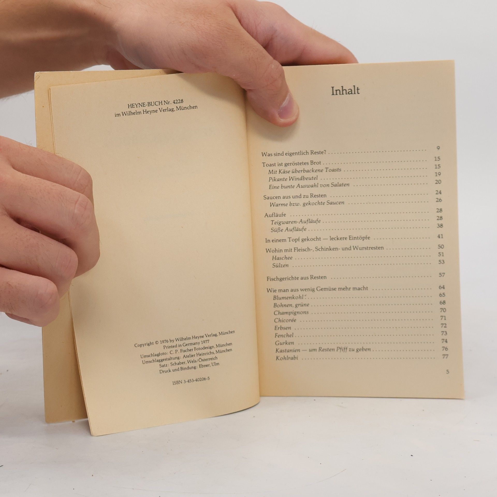 Marianne Piepenstock Das Reste kochbuch