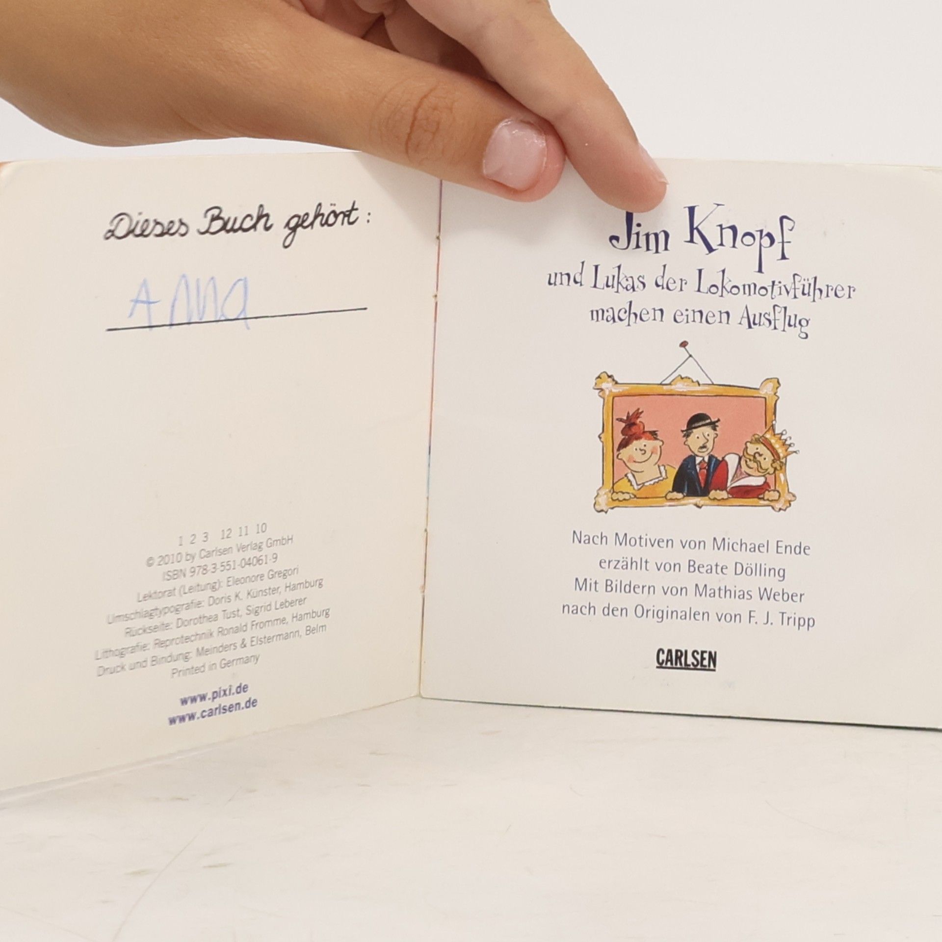 Beate Dölling Bestseller-Pixi: Jim Knopf und Lukas der Lokomotivführer machen einen Ausflug