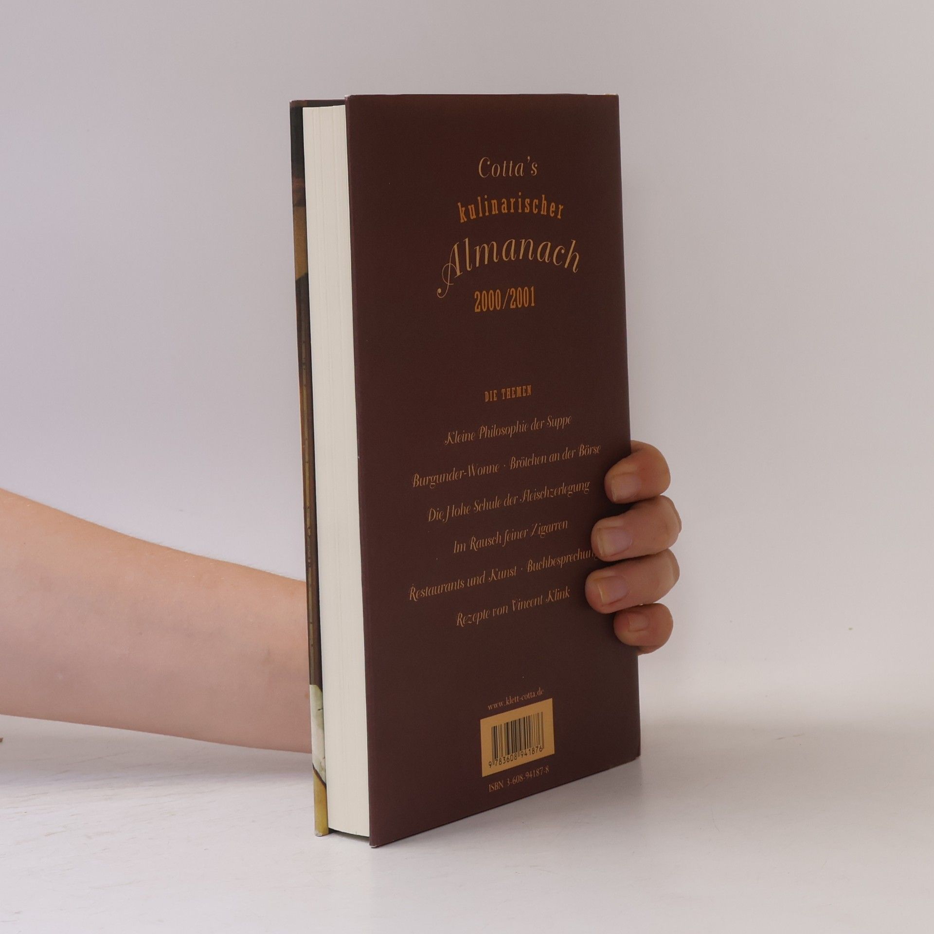 Vincent Klink Cotta's Kulinarischer Almanach, 2000/2001