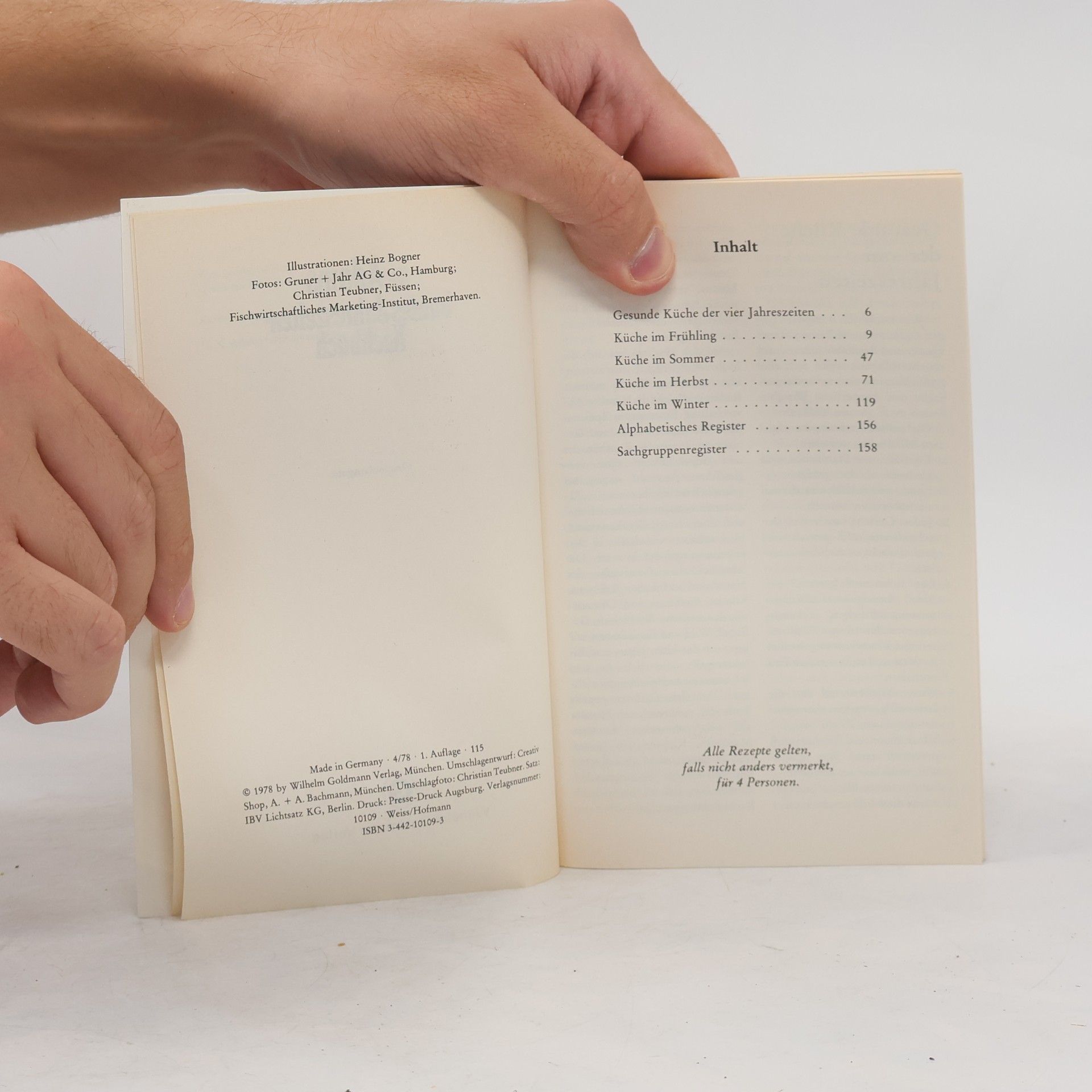 Hans Karl Adam H. K. Adams buntes Jahreszeiten-Kochbuch