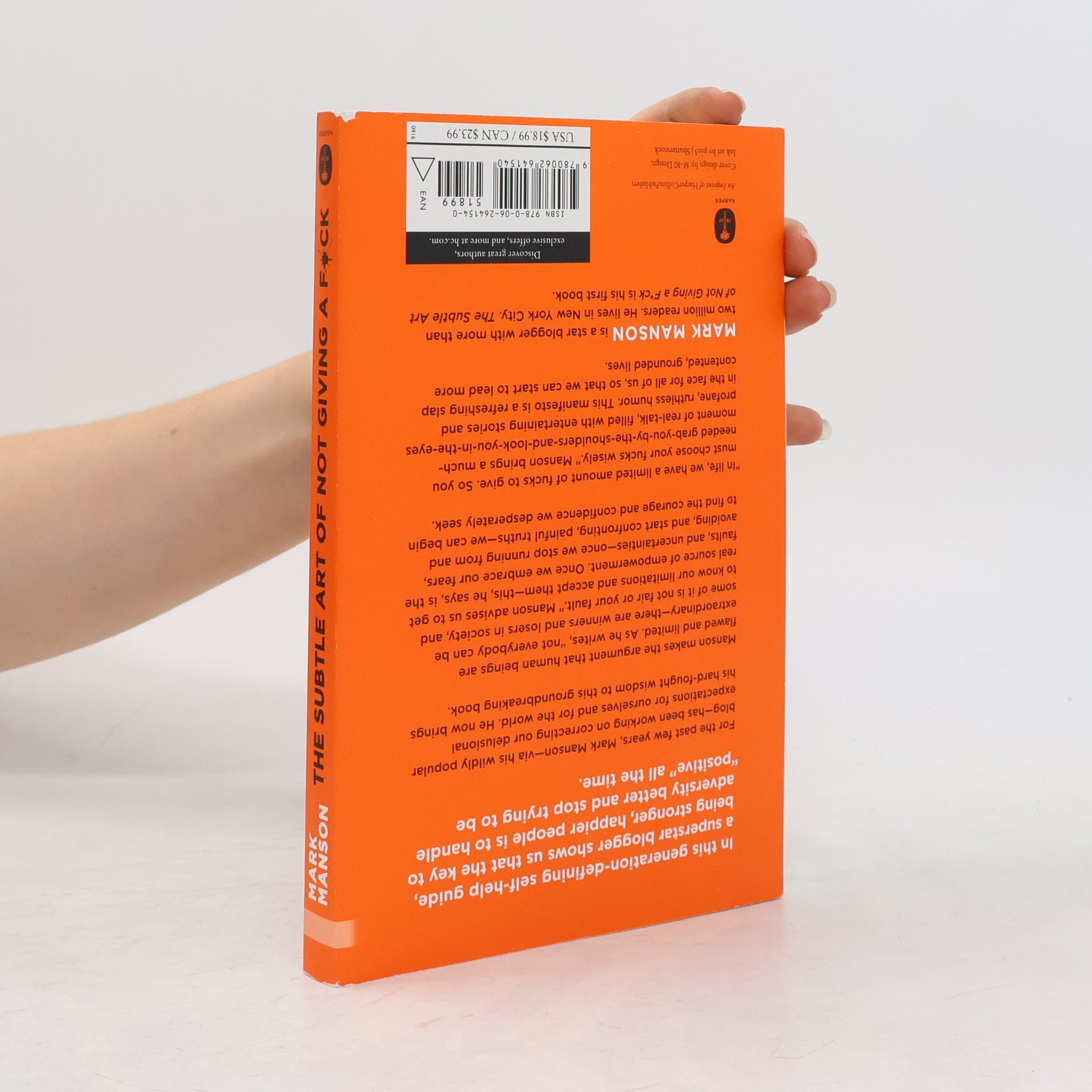 Mark Manson The Subtle Art of Not Giving a Fuck