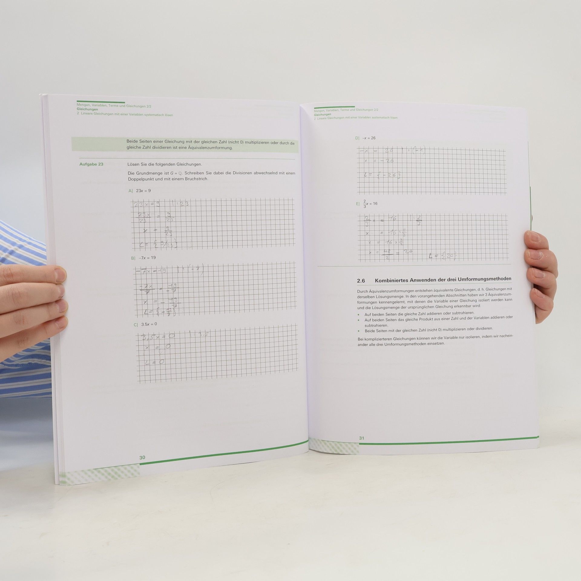 Dr. Paul Streckeisen AA 103 - 2/2: Algebra und Analysis