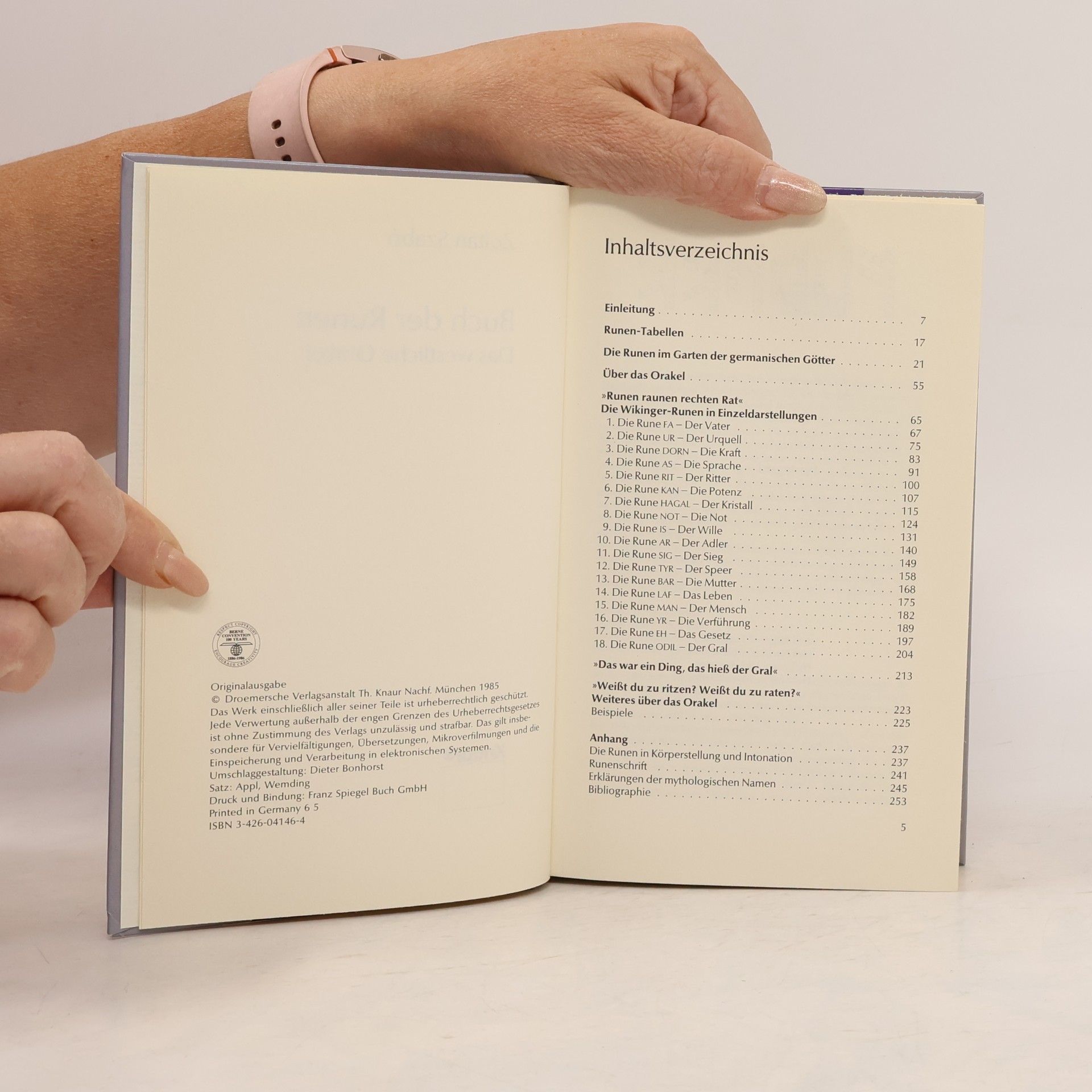 Zoltán Szabó Buch der Runen