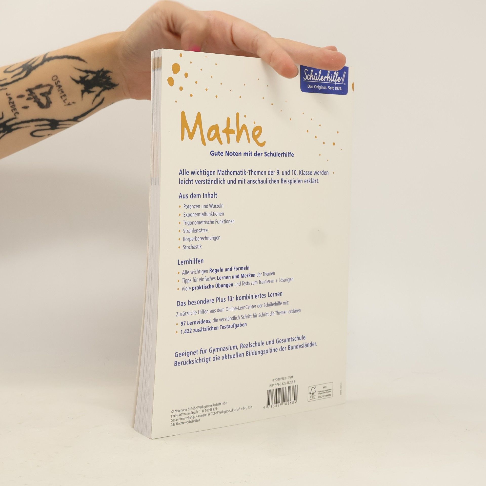 Auteurscollectief Klasse Mathe Gute Noten mit der Schülerhilfe 9.-10.