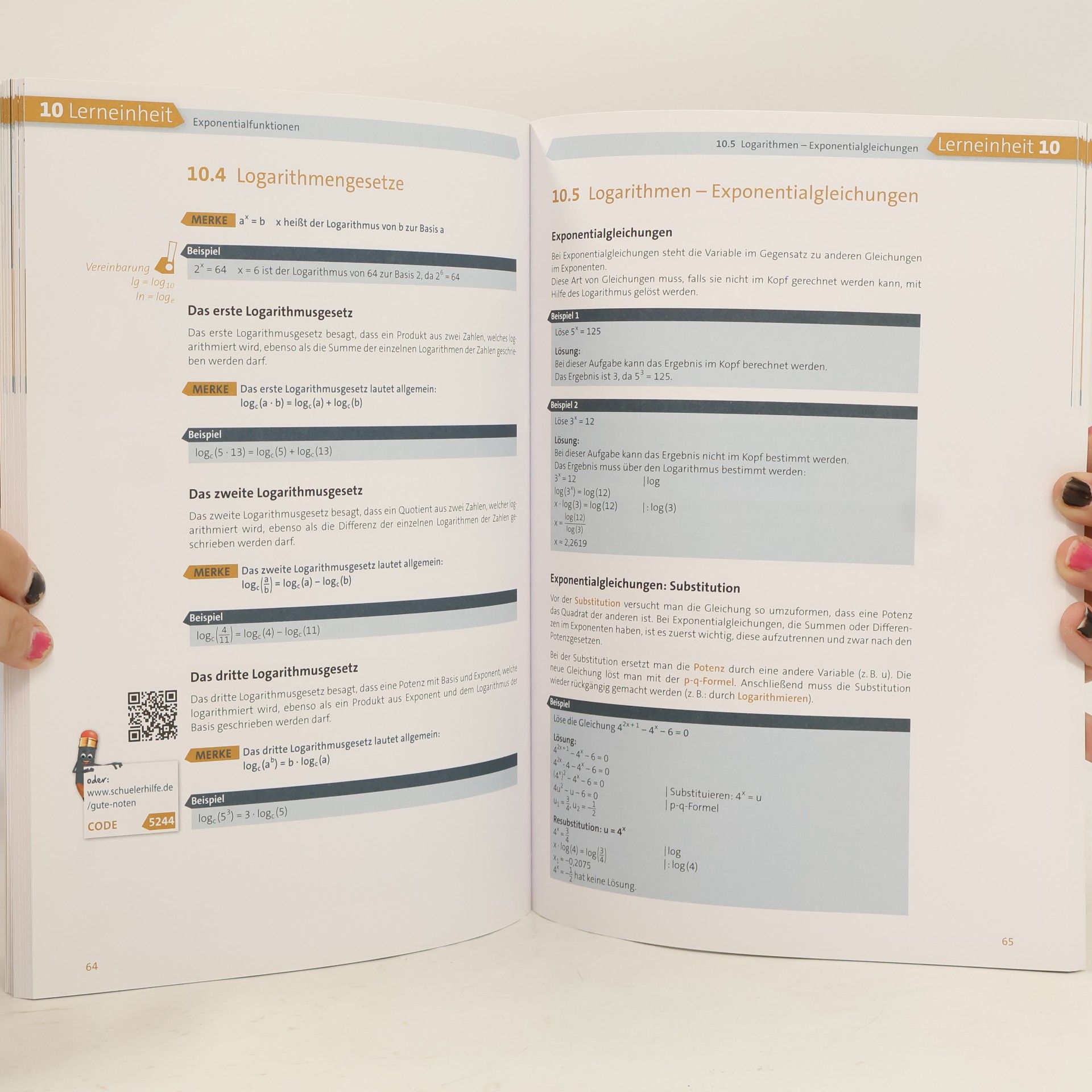 Auteurscollectief Klasse Mathe Gute Noten mit der Schülerhilfe 9.-10.