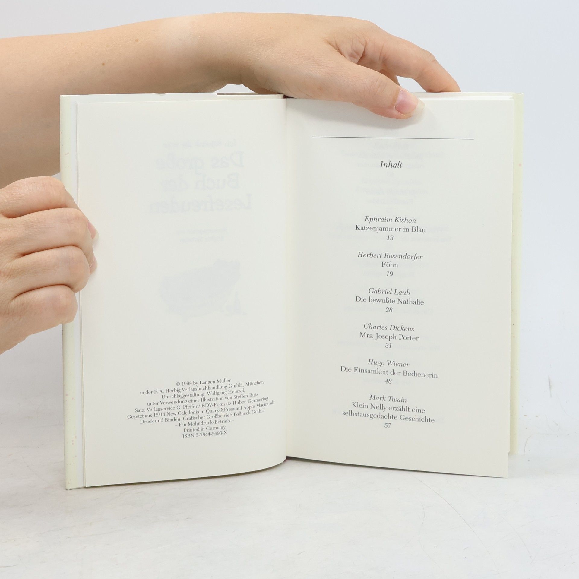 Brigitte Sinhuber Das grosse Buch der Lesefreuden: Ich schenk dir was