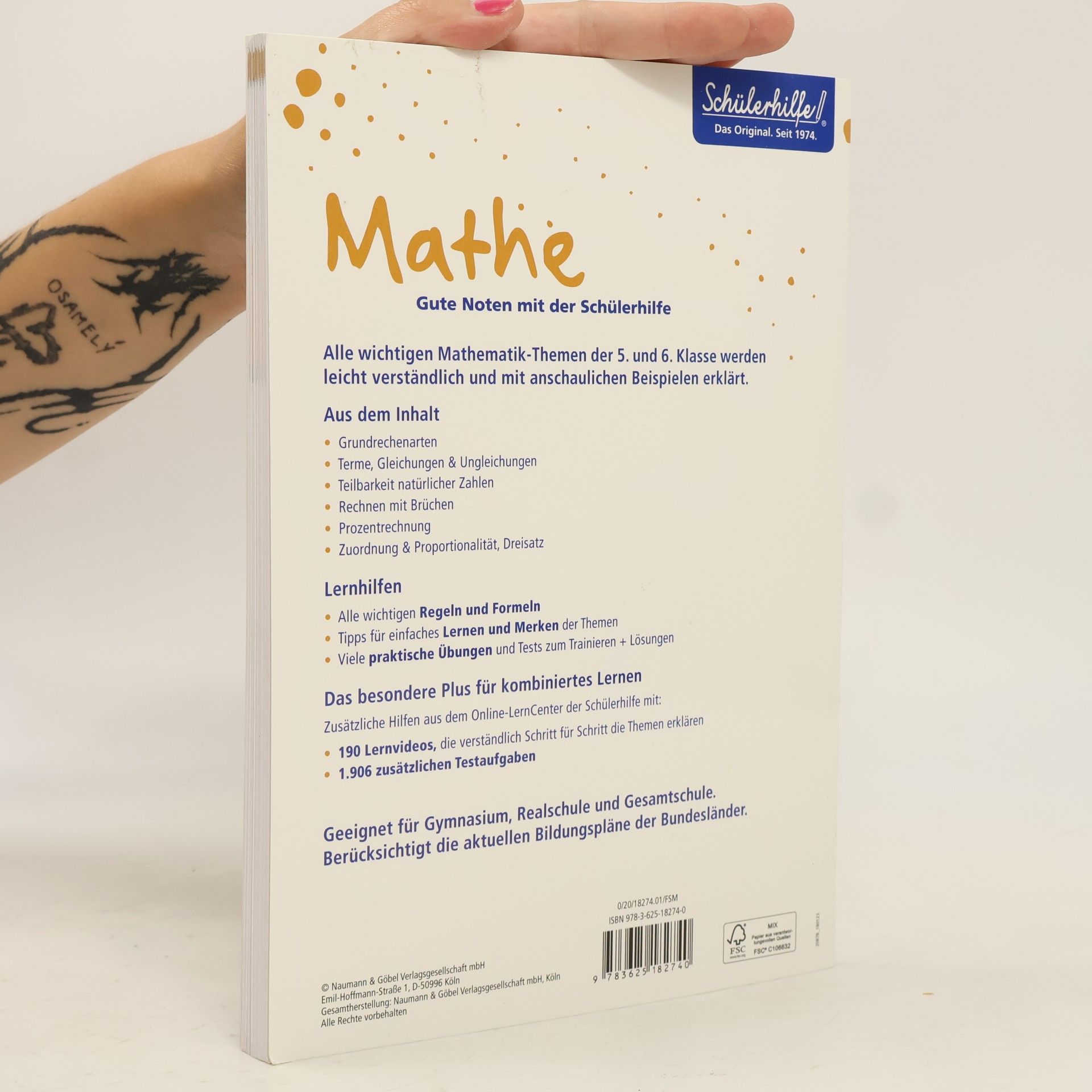 Autorenkollektiv Mathe Gute Noten mit der Schülerhilfe 5/6