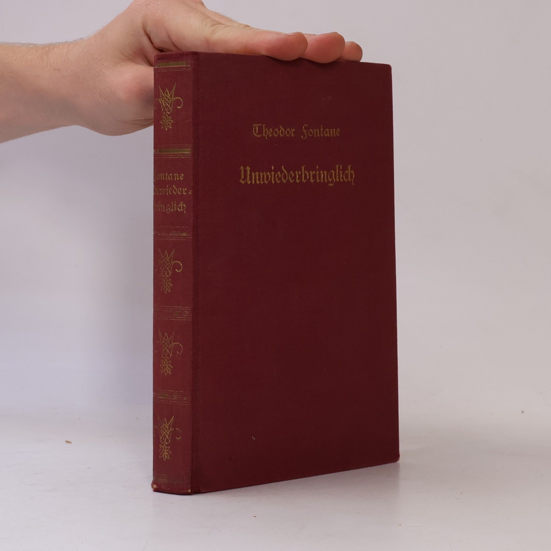Theodor Fontane Unwiederbringlich