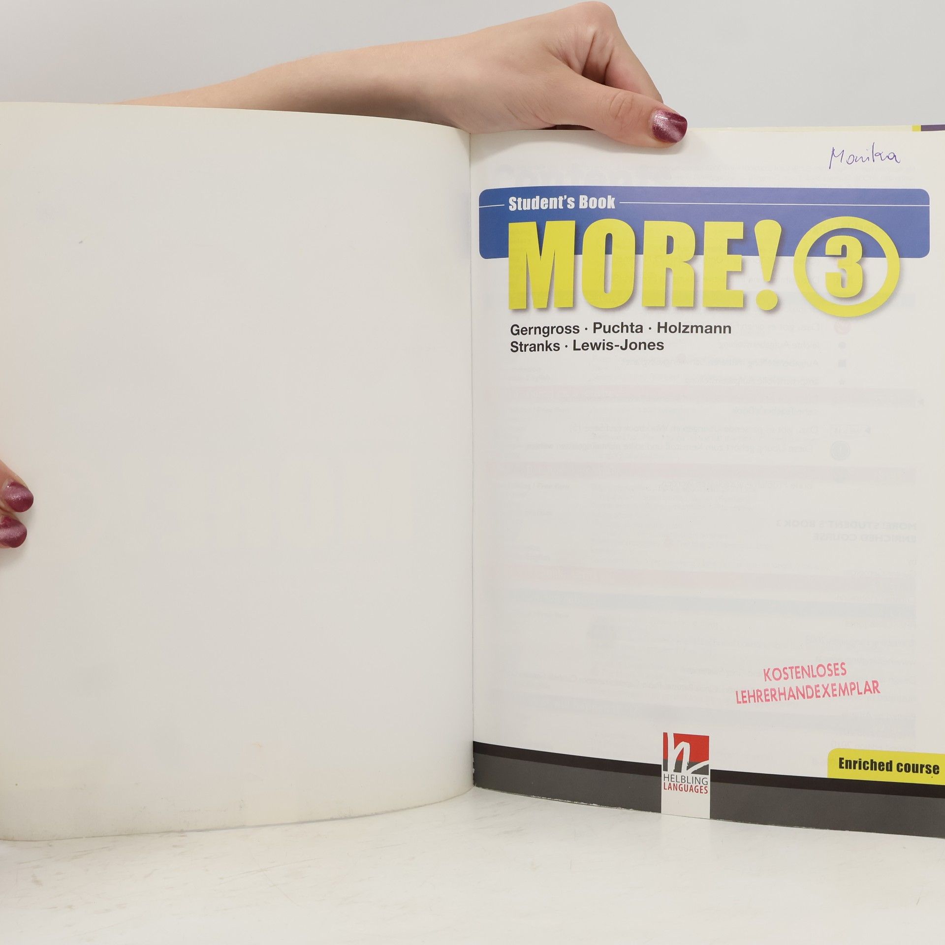 Autorenkollektiv More! 3. Student´s Book