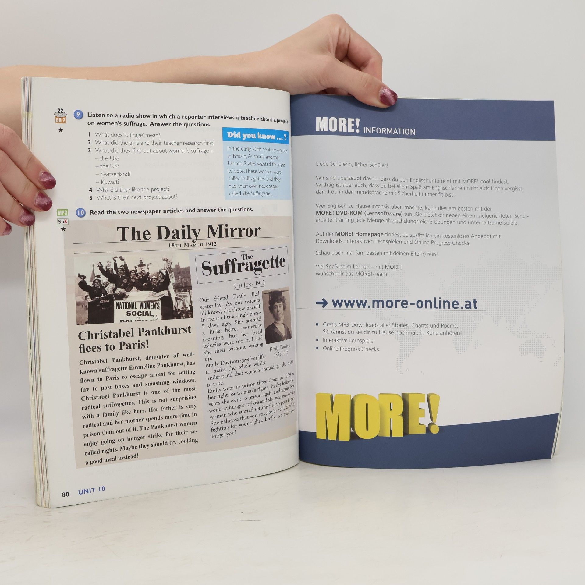 Autorenkollektiv More! 3. Student´s Book