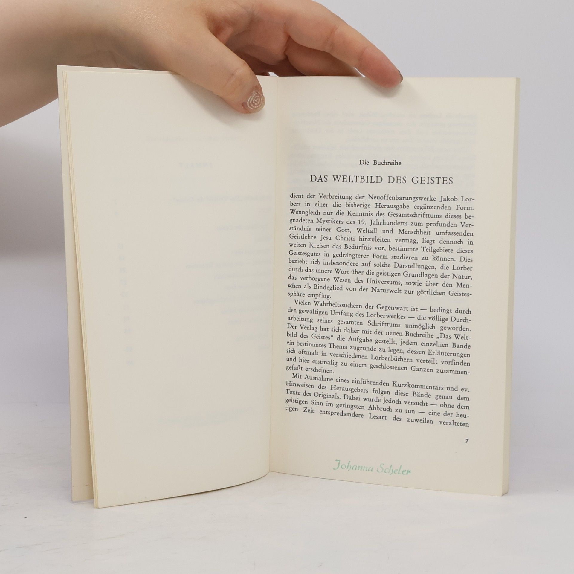 Jakob Lorber Weltbild des Geistes: Licht und Ton, geistige Elemente