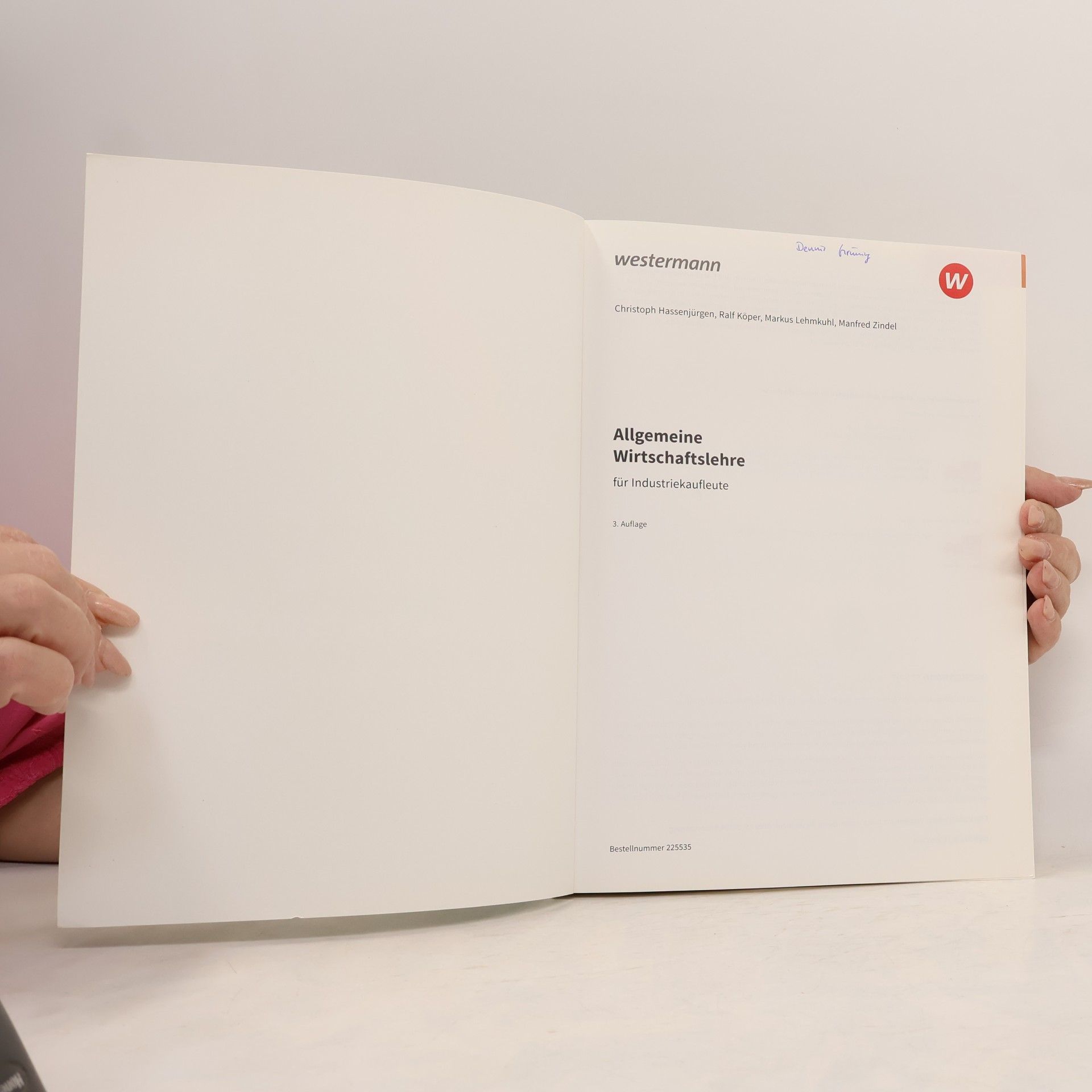 Autorenkollektiv Allgemeine Wirtschaftslehre für Industriekaufleute