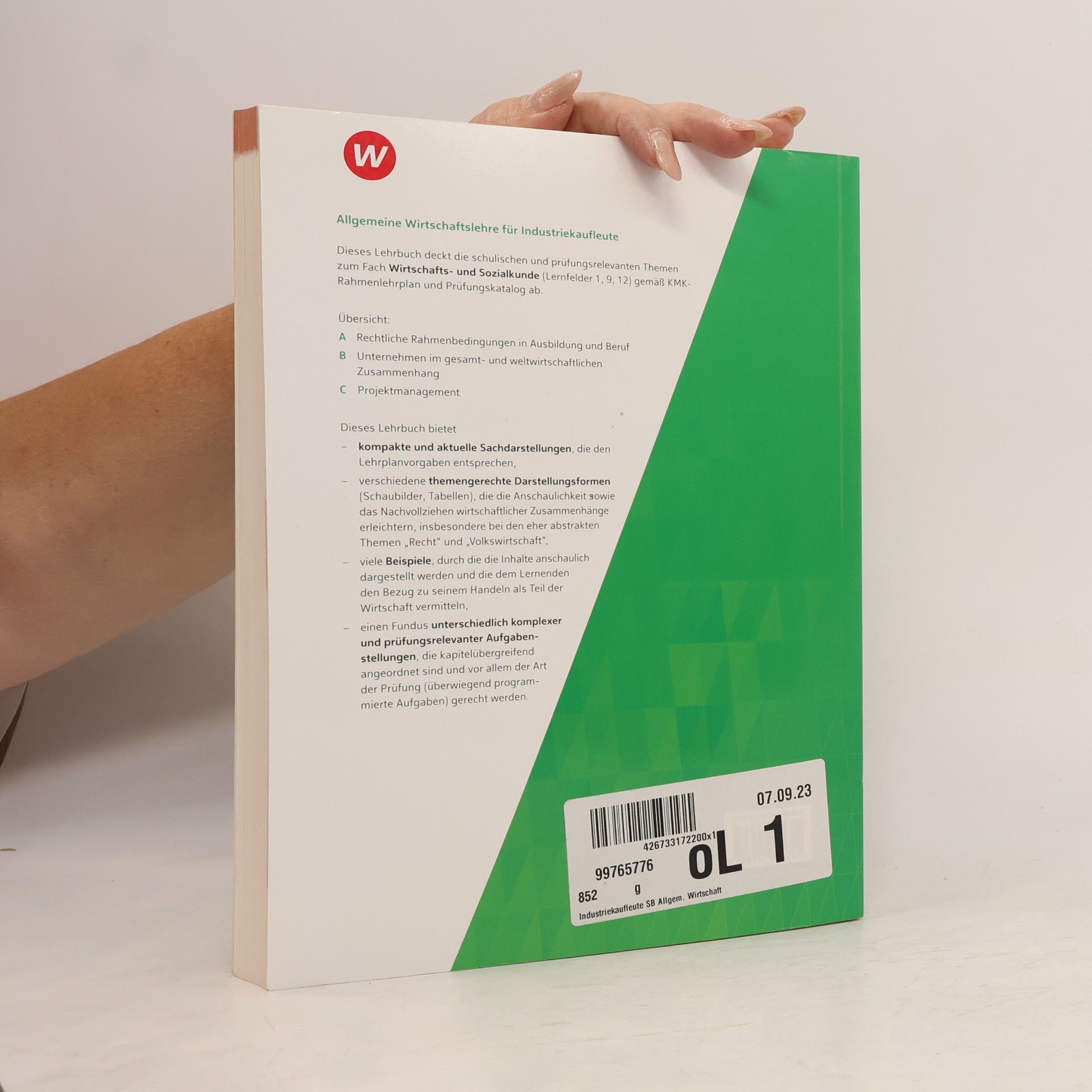 Autorenkollektiv Allgemeine Wirtschaftslehre für Industriekaufleute