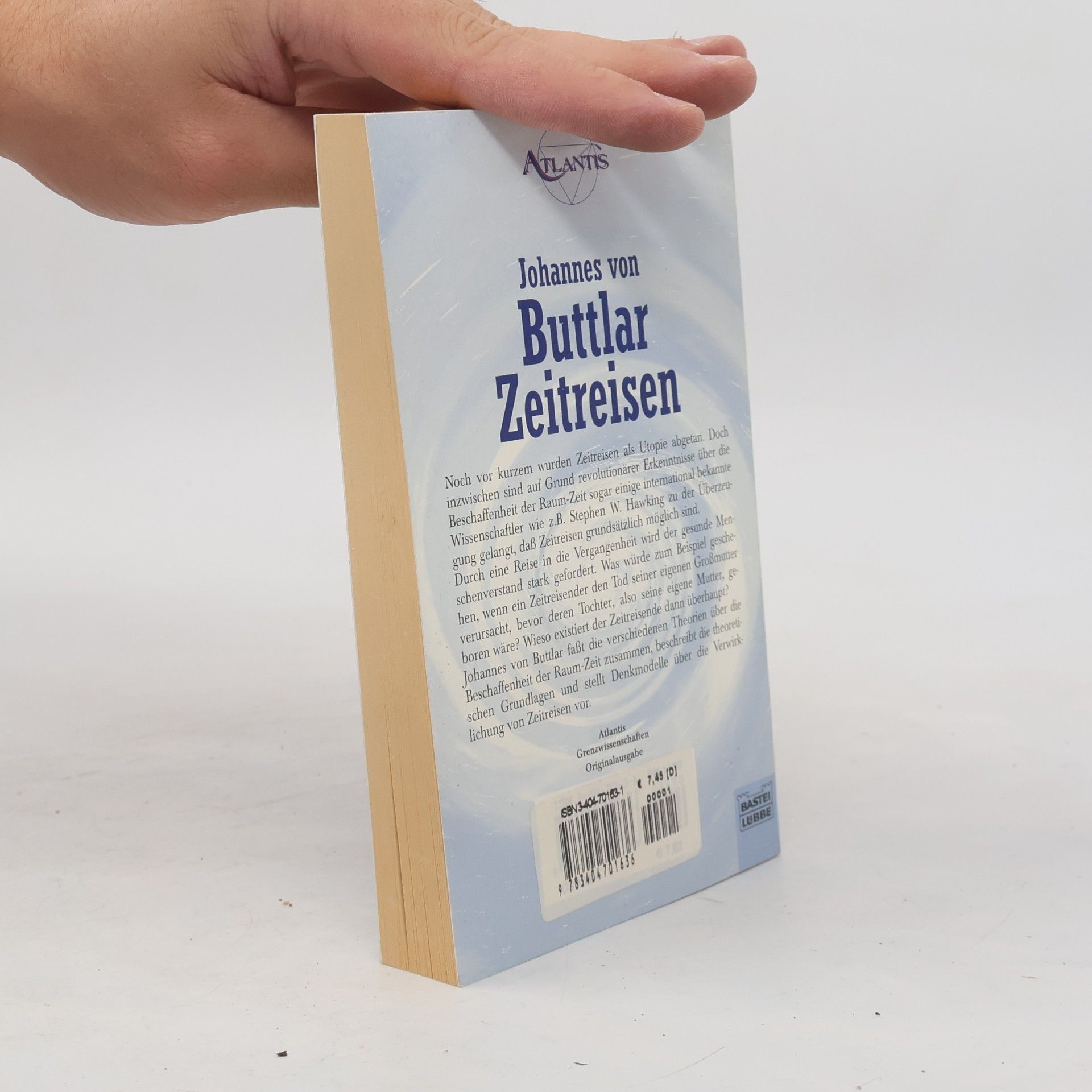 Johannes von Buttlar Zeitreisen