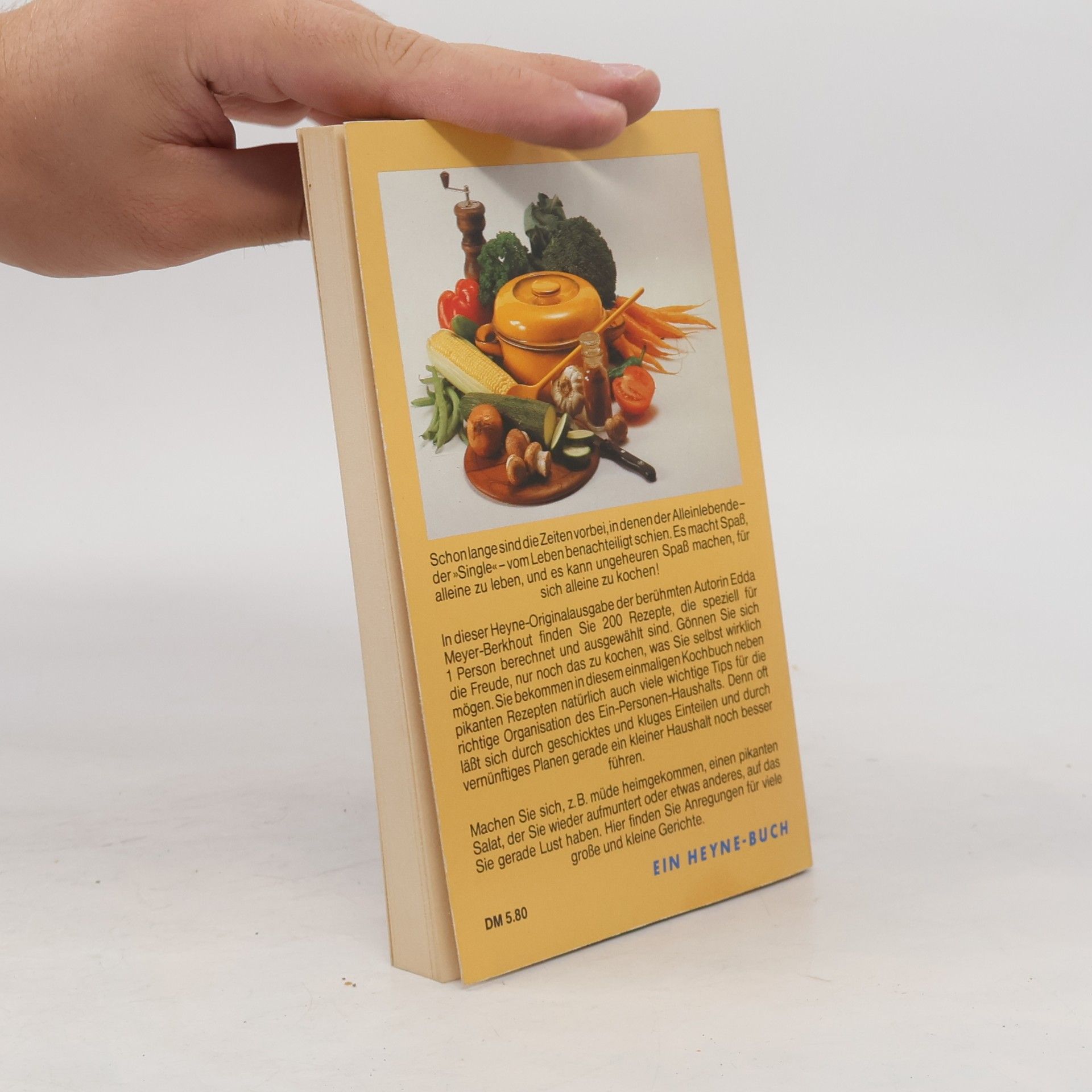 Edda Meyer-Berkhout 200 [Zweihundert] Rezepte für 1 [eine] Person
