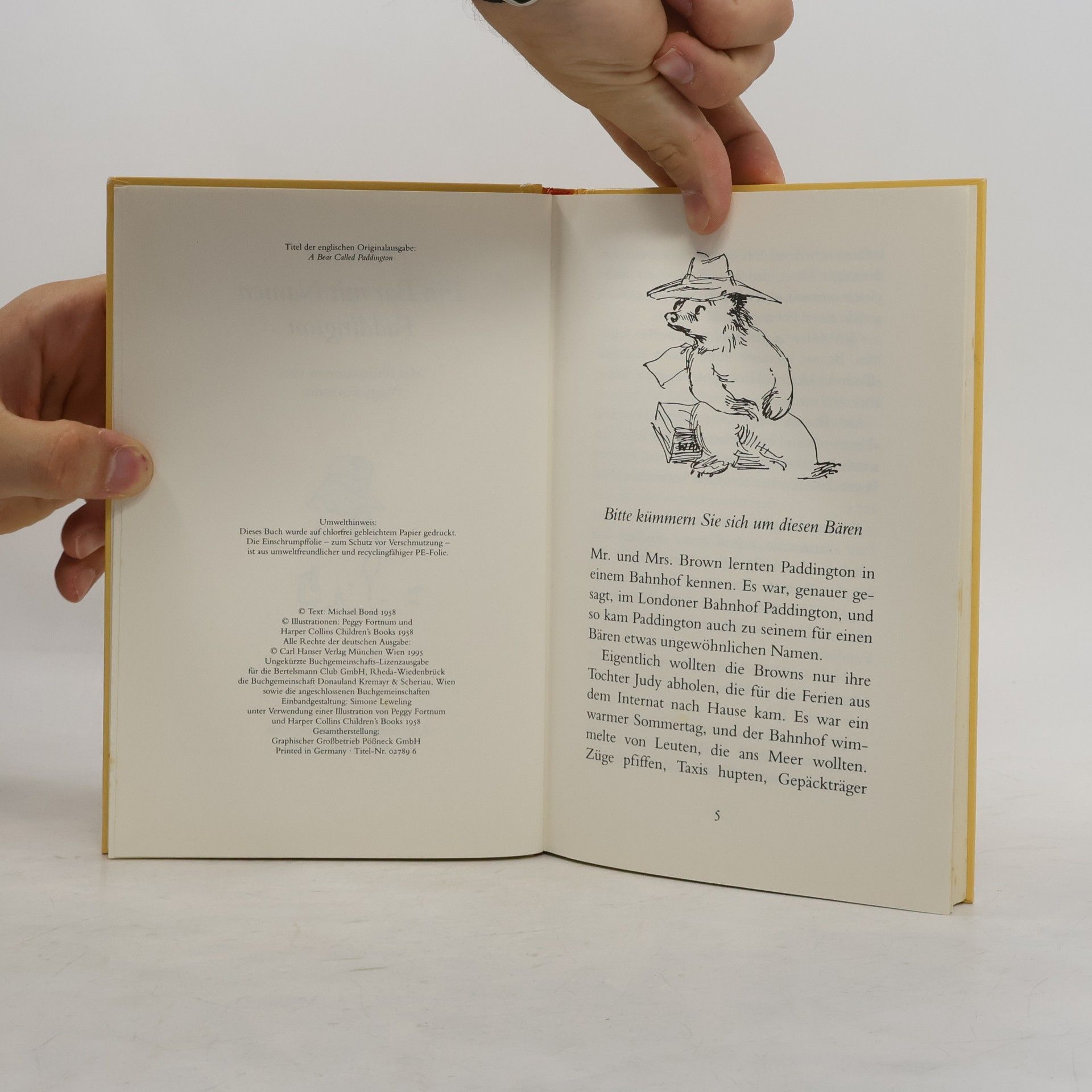 Michael Bond Ein Bär mit Namen Paddington