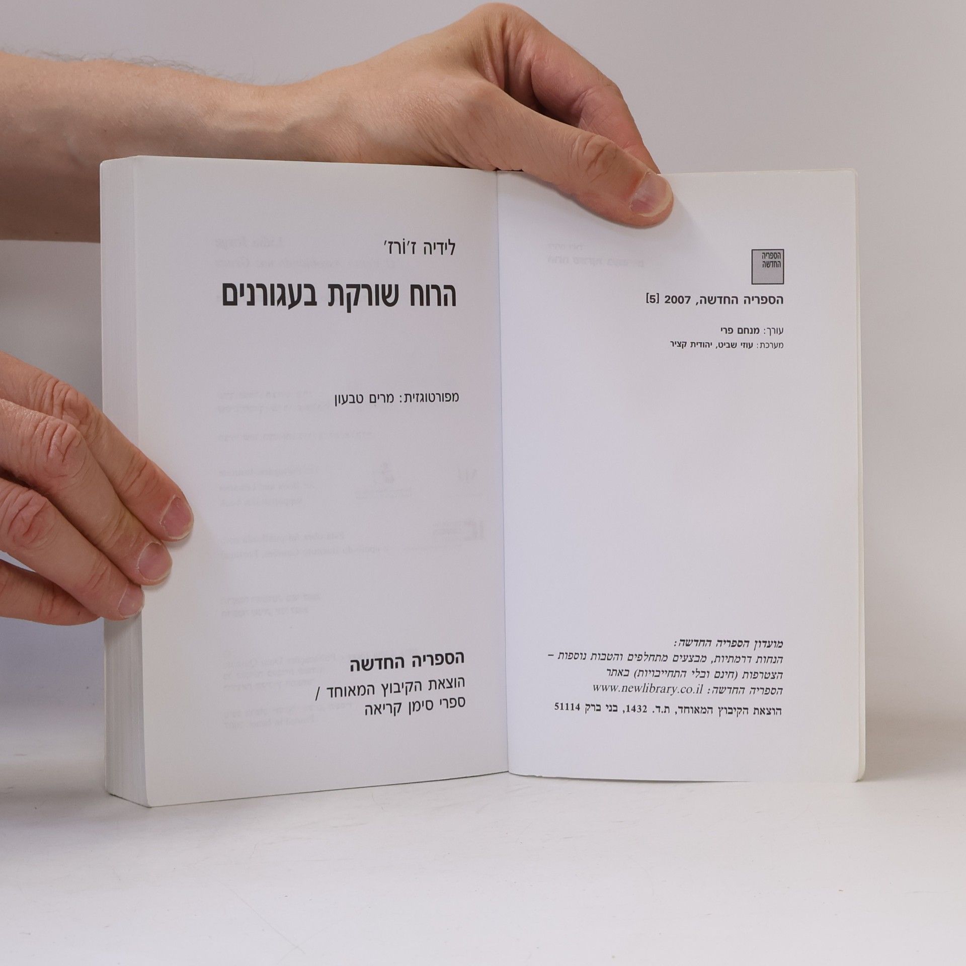 Lídia Jorge הרוח שורקת בעגורנים
