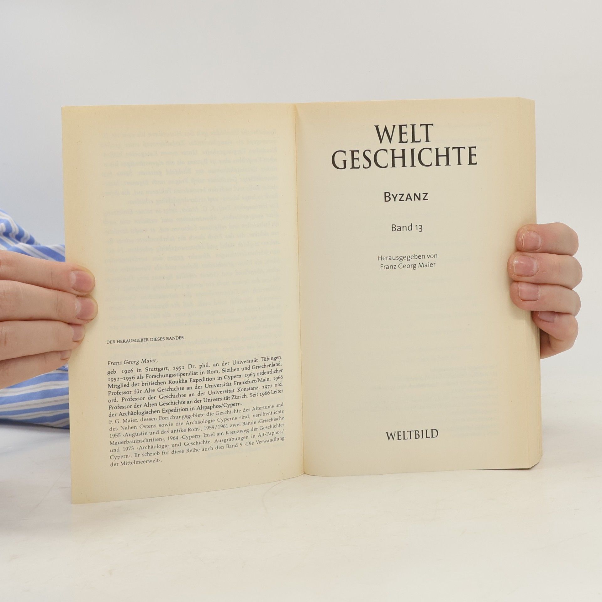 Franz Georg Maier Weltgeschichte 13. Byzanz