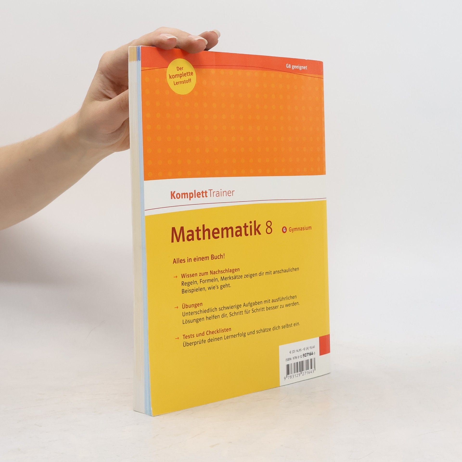 Autorenkollektiv KomplettTrainer Mathematik 8. Gymnasium