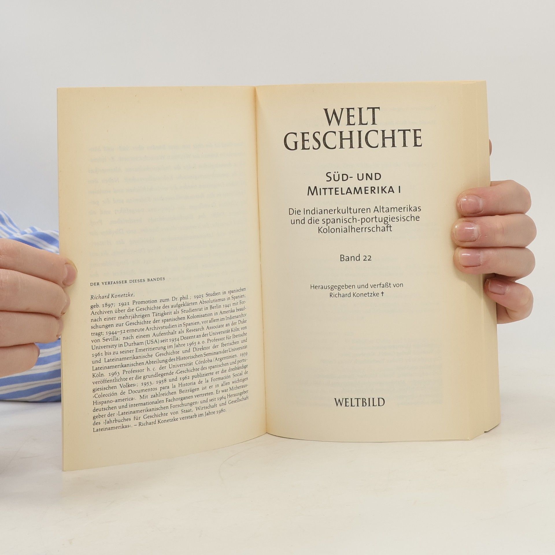 Richard Konetzke WeltGeschichte 22. Süd- und Mittelamerika I