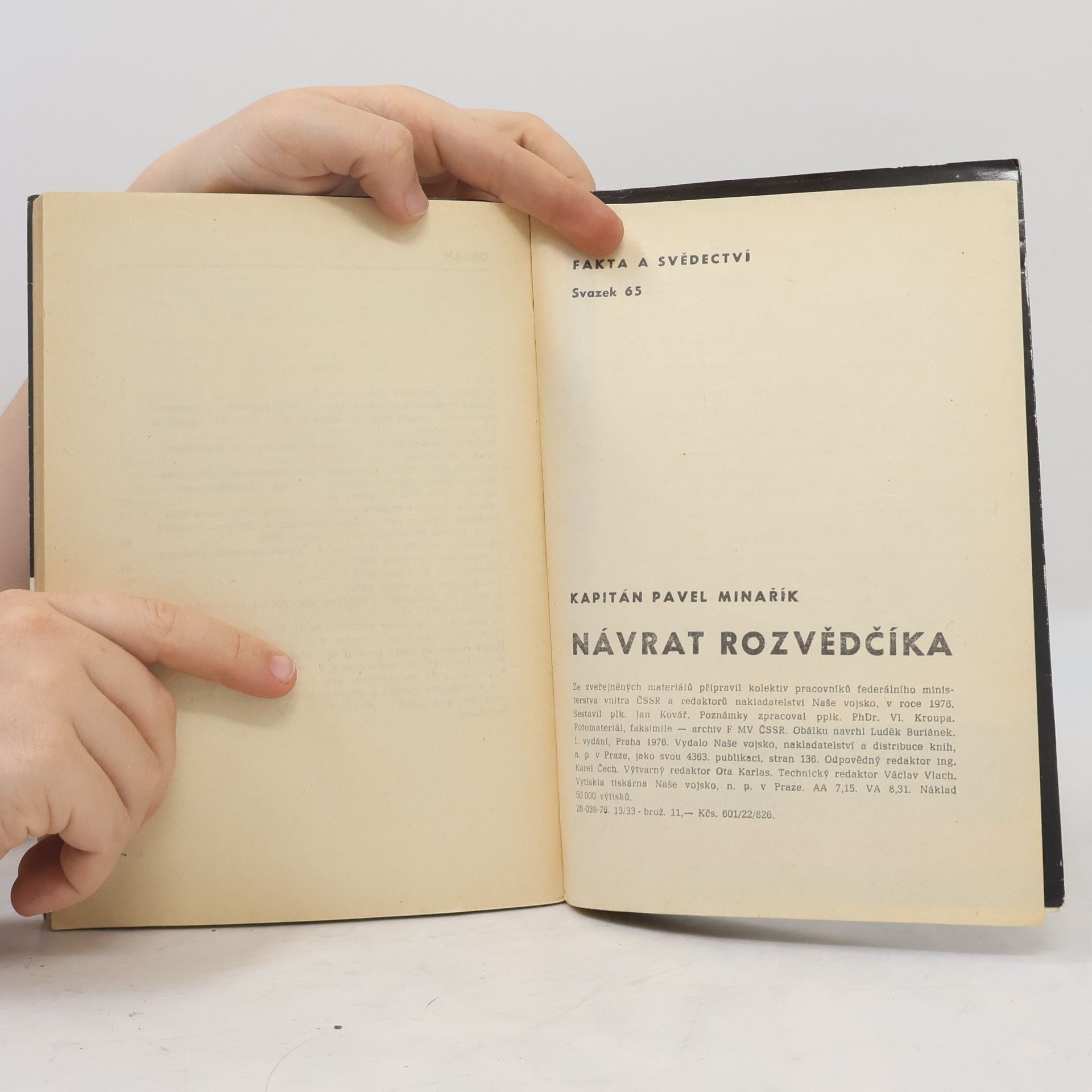 Pavel Minařík Návrat rozvědčíka