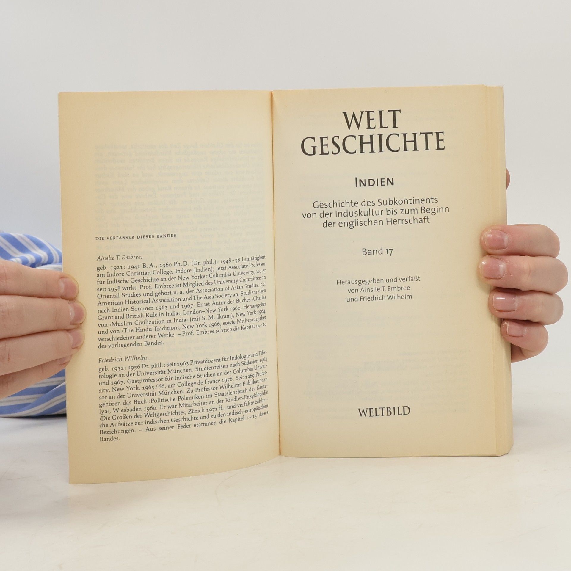Friedrich Hofmann Welt Geschichte. Indien