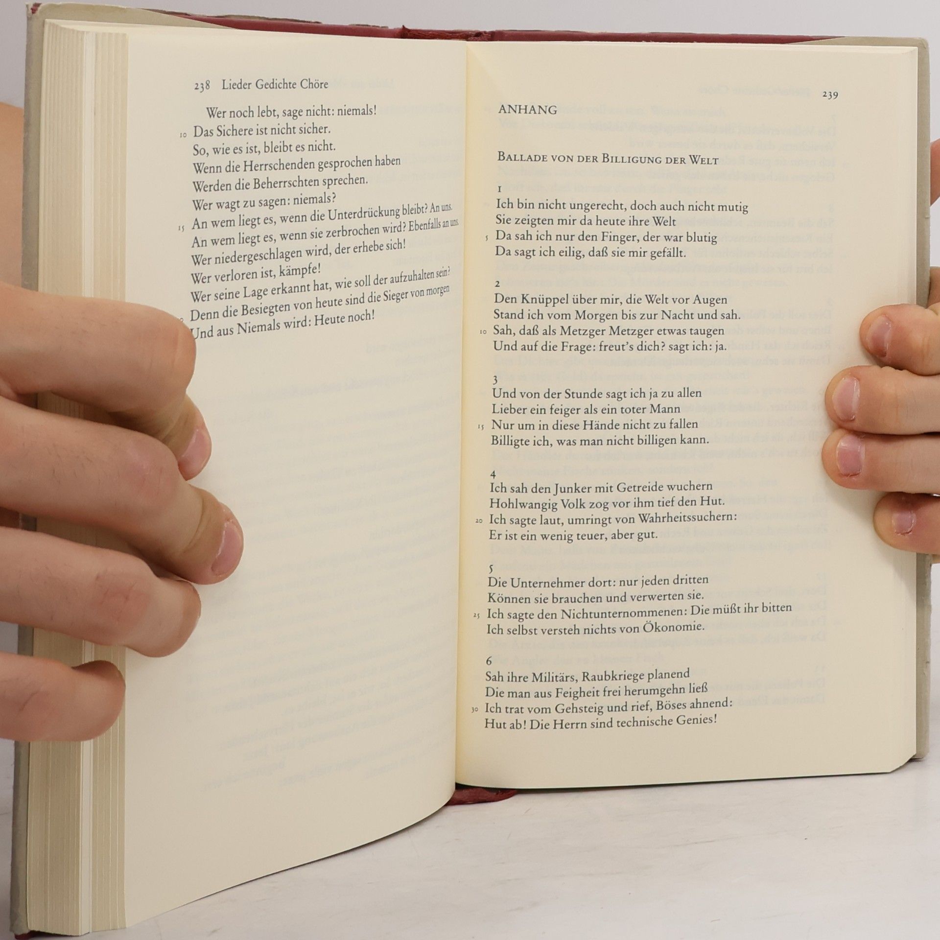 Bertolt Brecht Gedichte 1