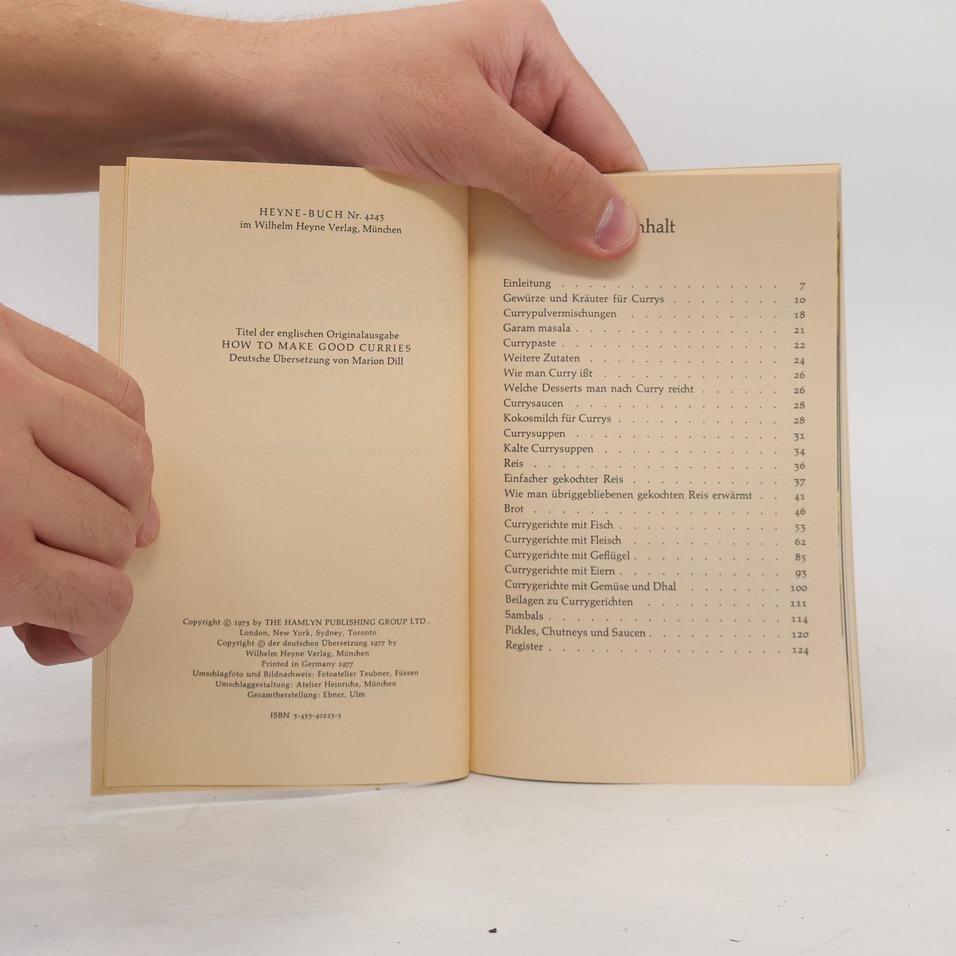 Beatrice Aepli Das Curry-Kochbuch