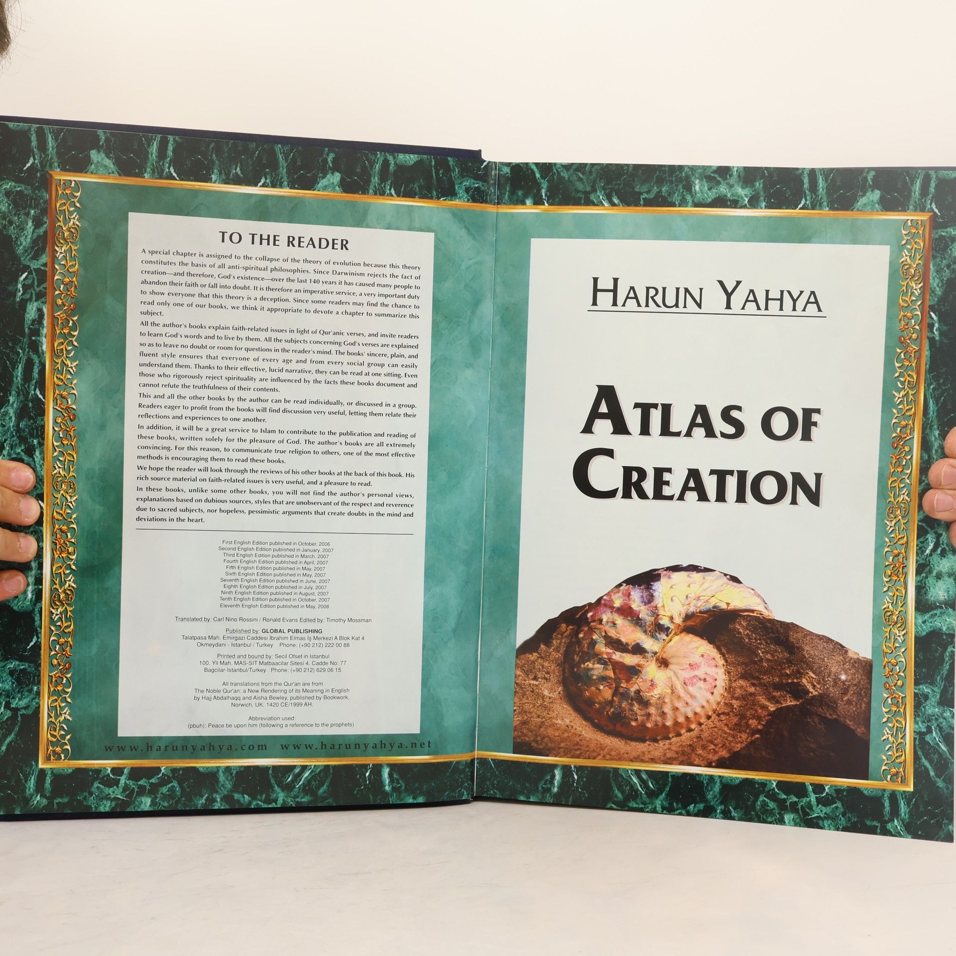 Hârun Yahya Atlas of creation. Volume 1.