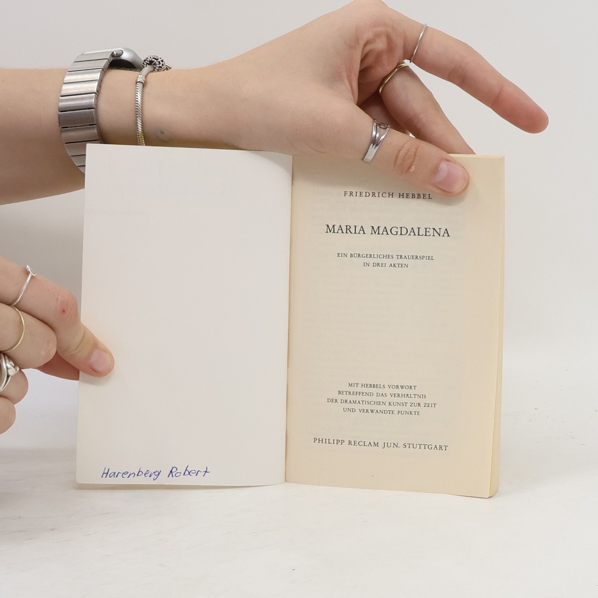 Christian Friedrich Hebbel Maria Magdalena