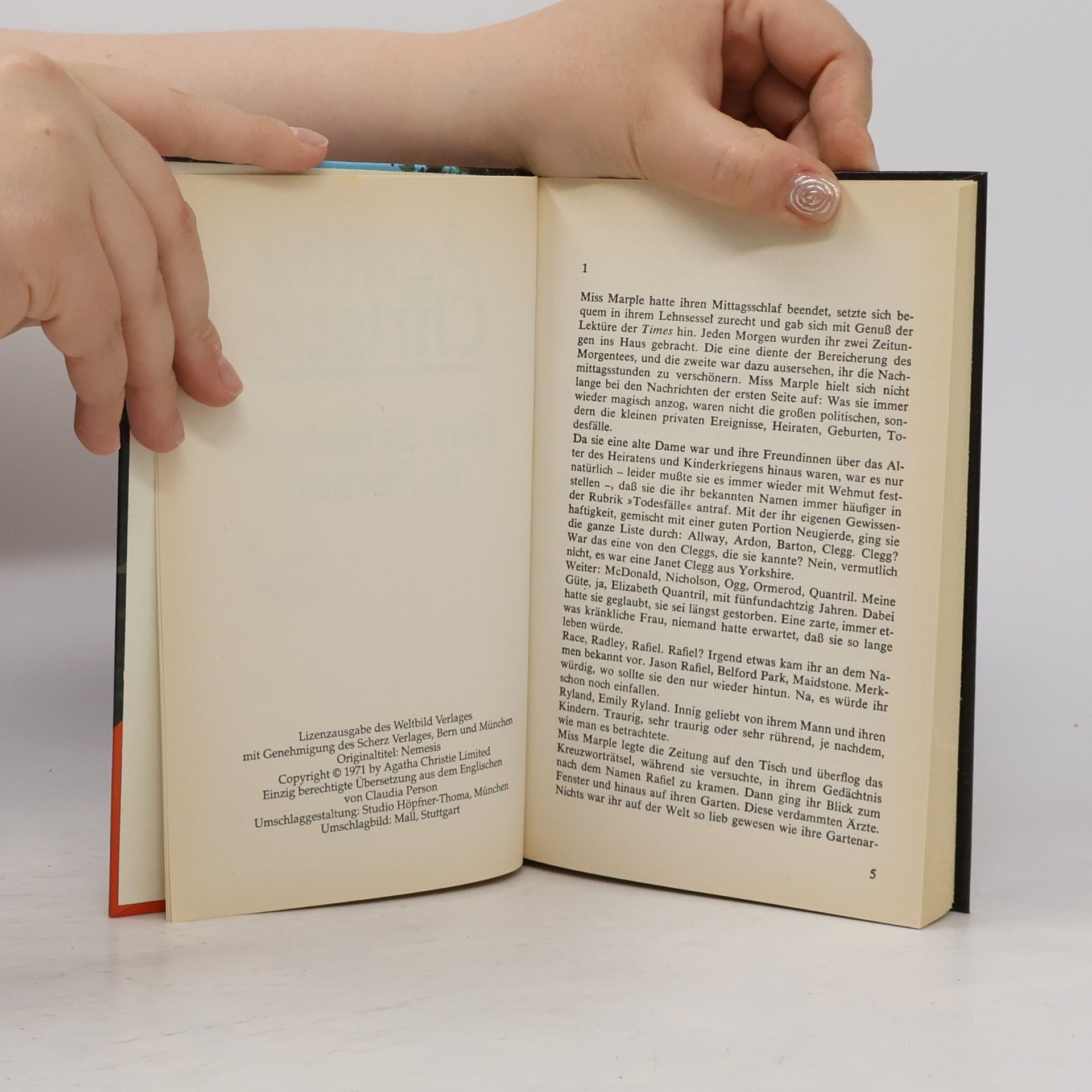 Agatha Christie Das Schicksal in Person
