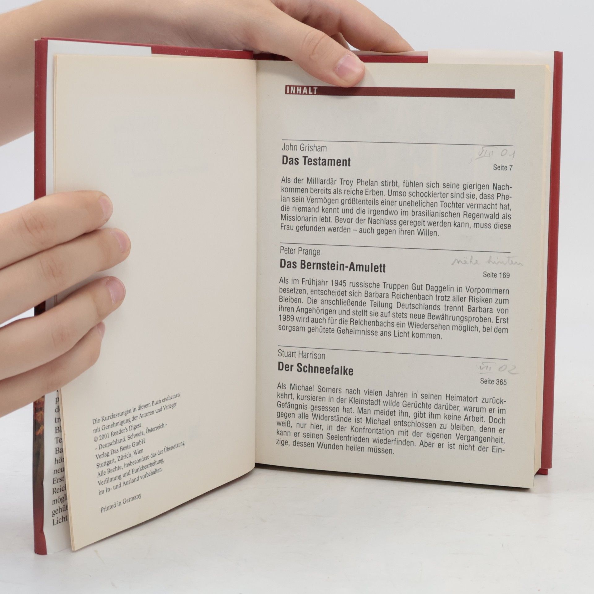 John Grisham Reader's Digest Auswahlbücher