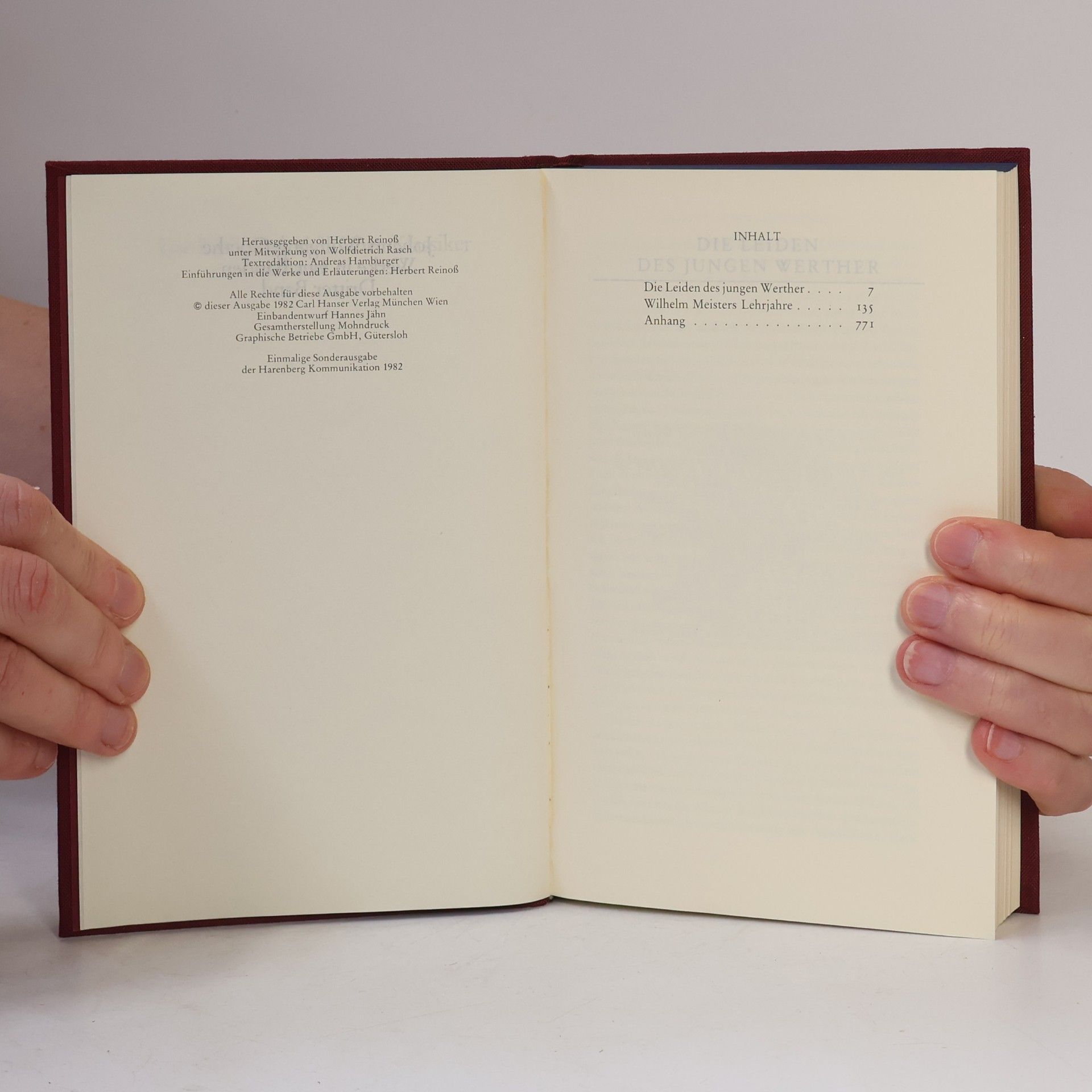 Collectif d'auteurs Goethe Werke III/IV 11