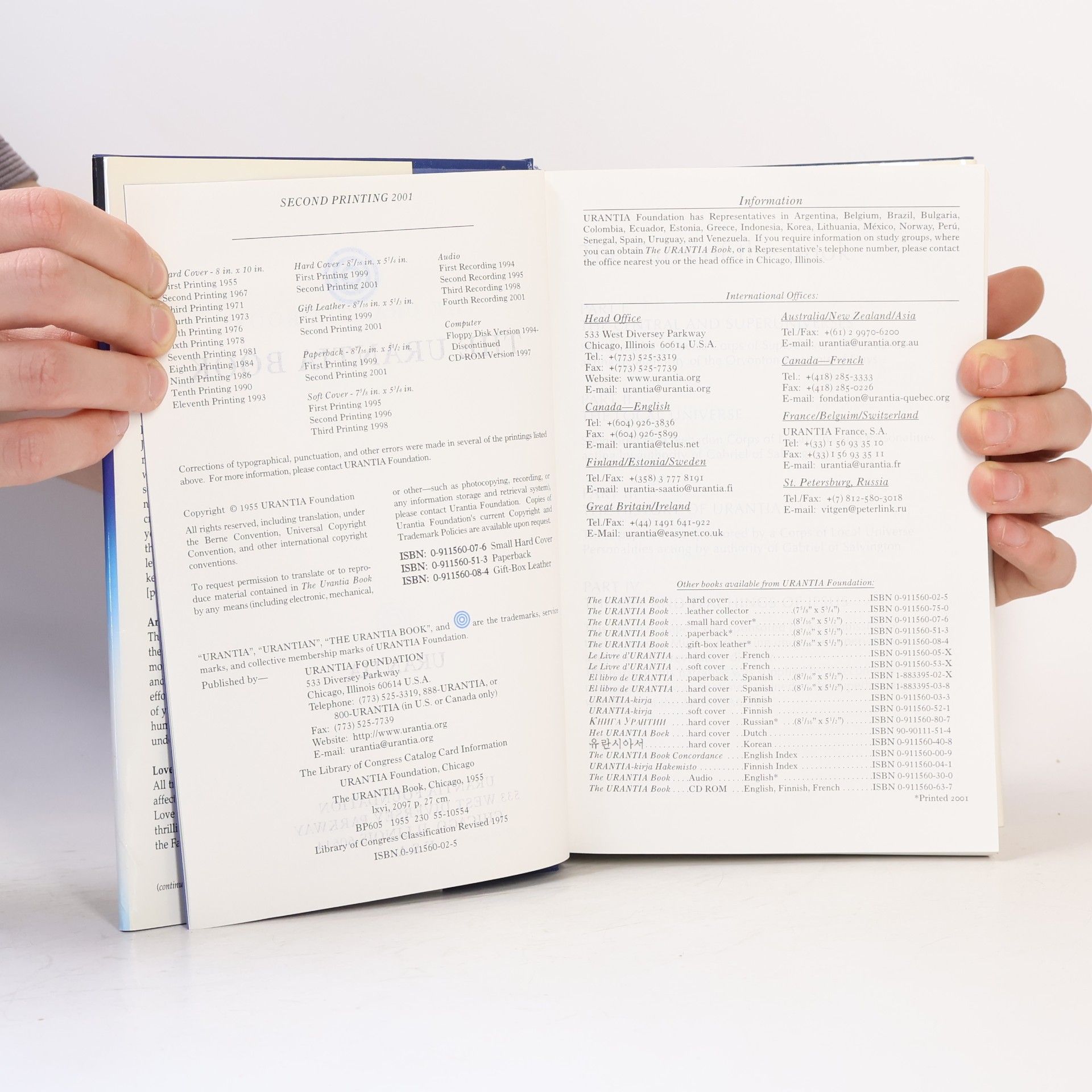 Urantia Foundation The Urantia Book
