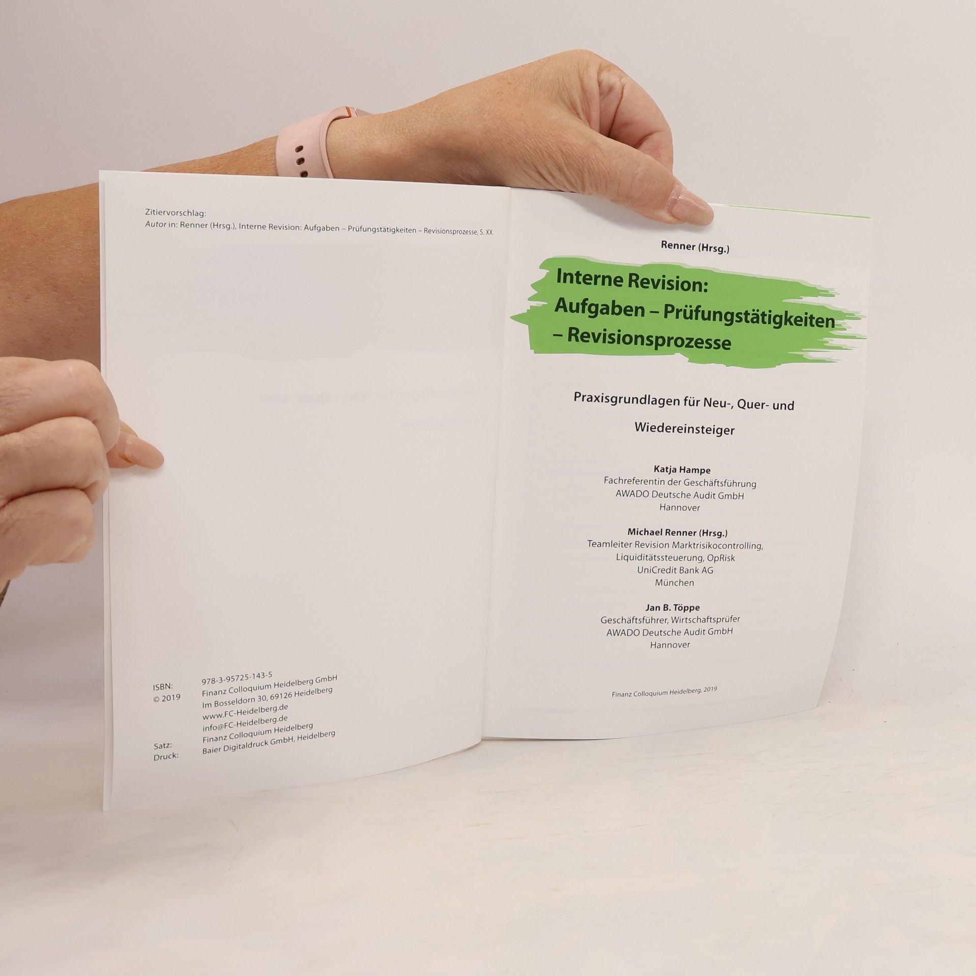 Katja Hampe Interne Revision: Aufgaben - Prüfungstätigkeiten - Revisionsprozesse