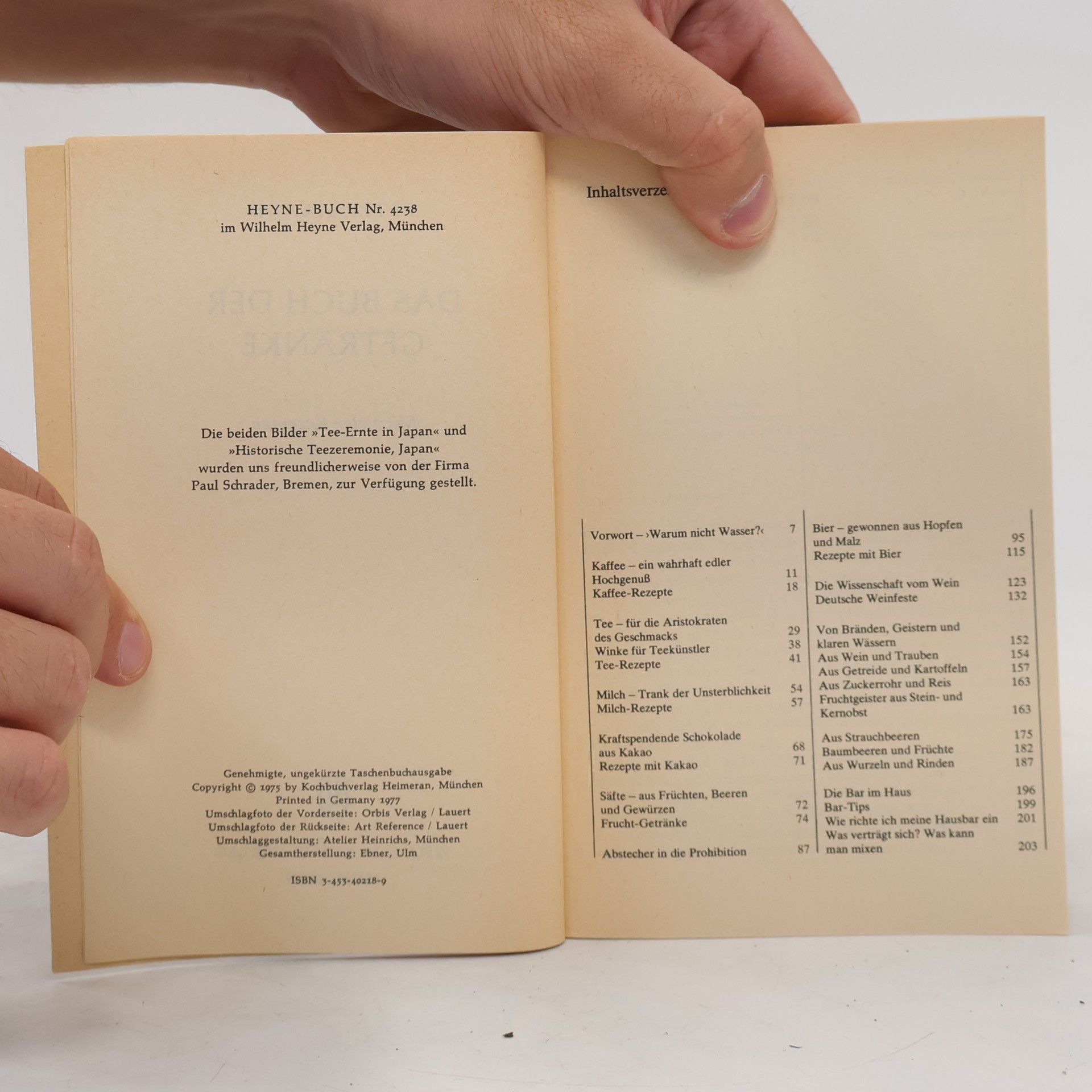 Peter Haage Das Buch der Getränke