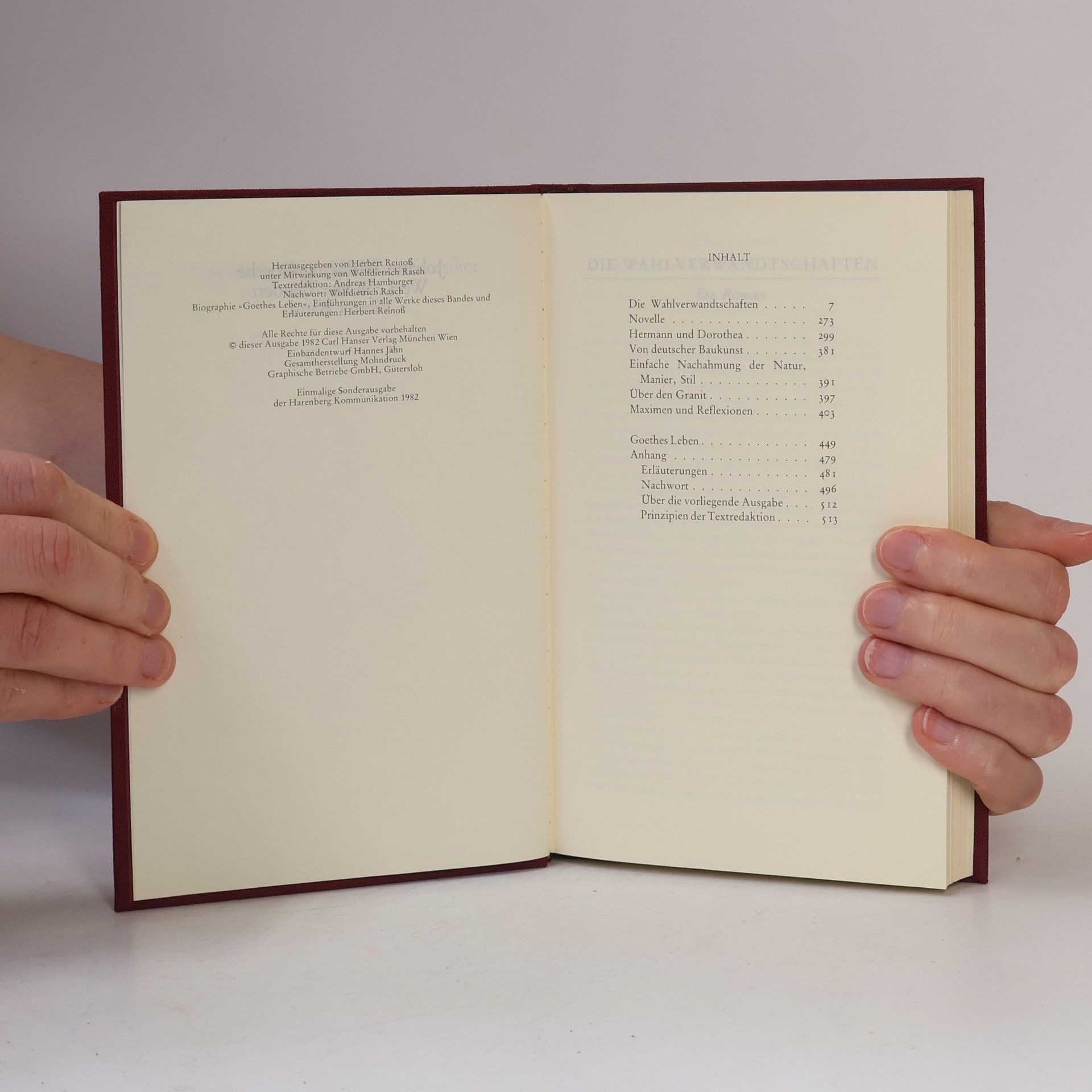 Johann Wolfgang von Goethe Goethe Werke IV/IV 12