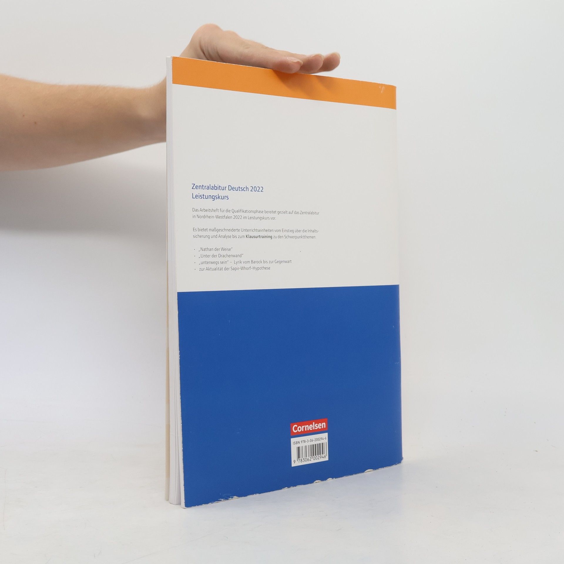 AA.VV. Texte, Themen und Strukturen - Nordrhein-Westfalen - Zentralabitur Deutsch 2022. Arbeitsheft- Leistungskurs