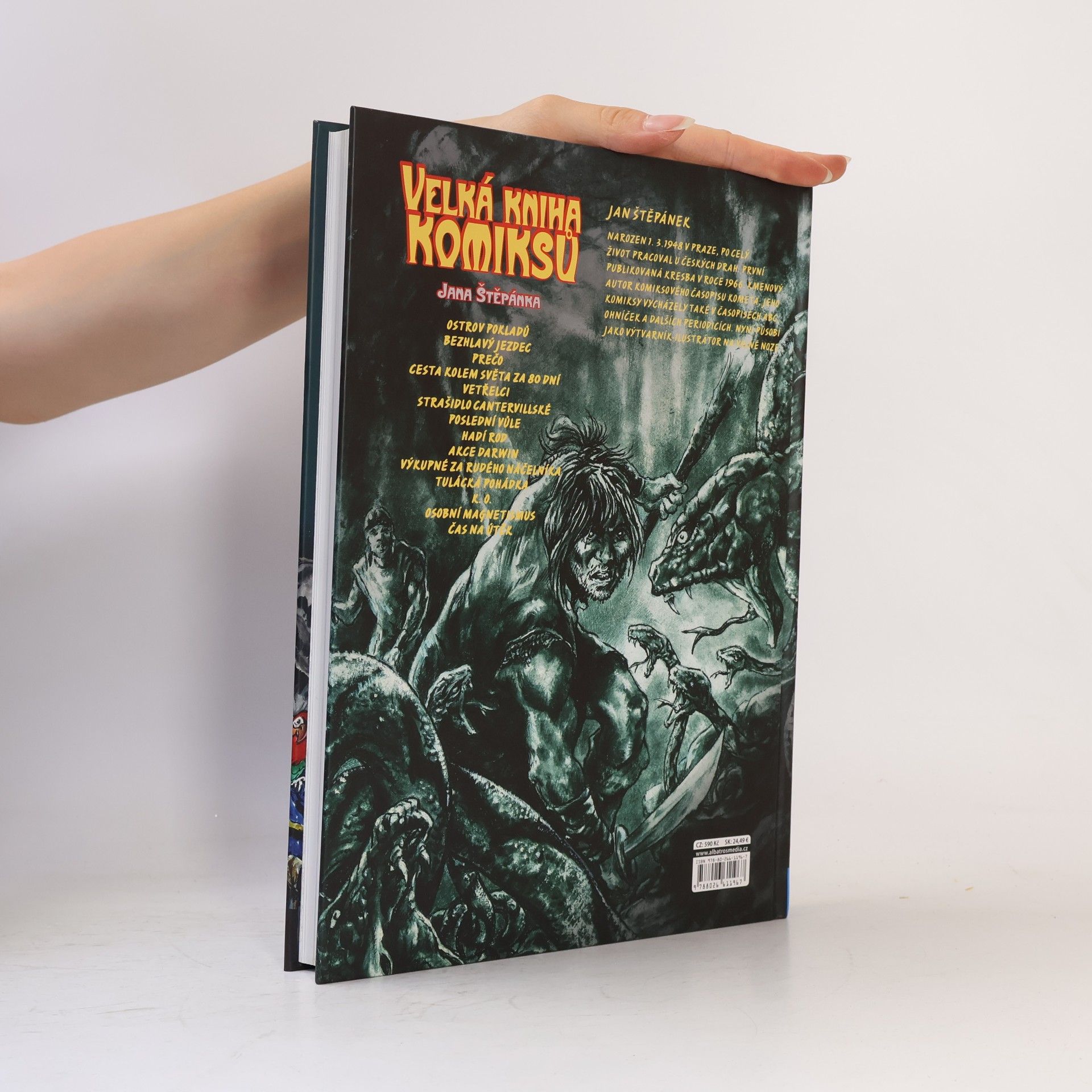 Jan Štěpánek Velká kniha komiksů Jana Štěpánka