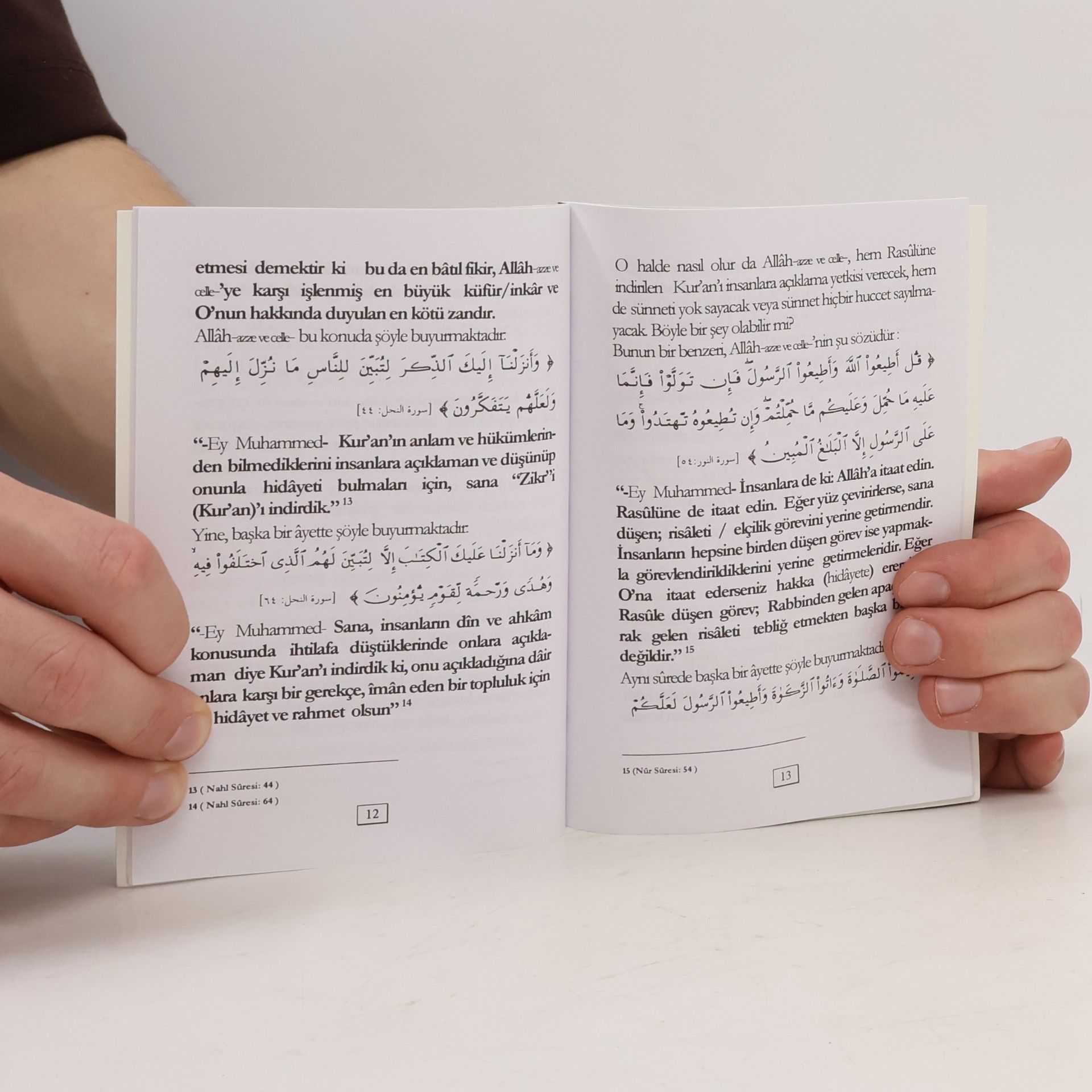 nezn. RASULULLAH'IN SÜNNETİNE GÖRE YAŞAMAK FARZ, SÜNNETİNİ İNKÂRETMEKİSE KÜFÜRDÜR