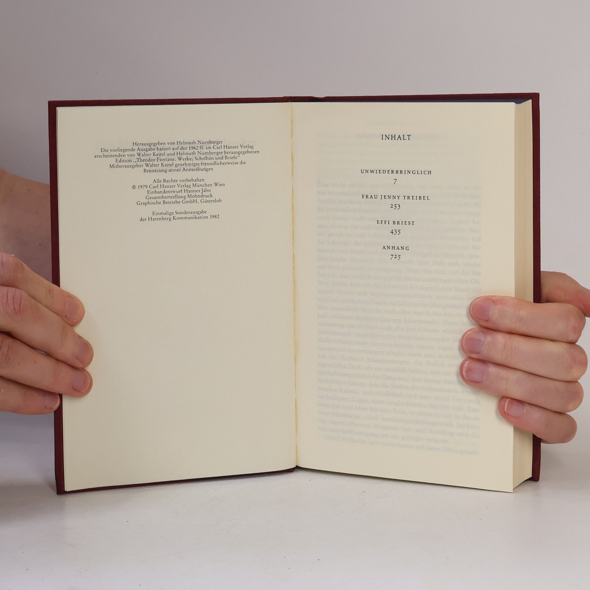 Theodor Fontane Die Bibliothek deutscher Klassiker Band 52