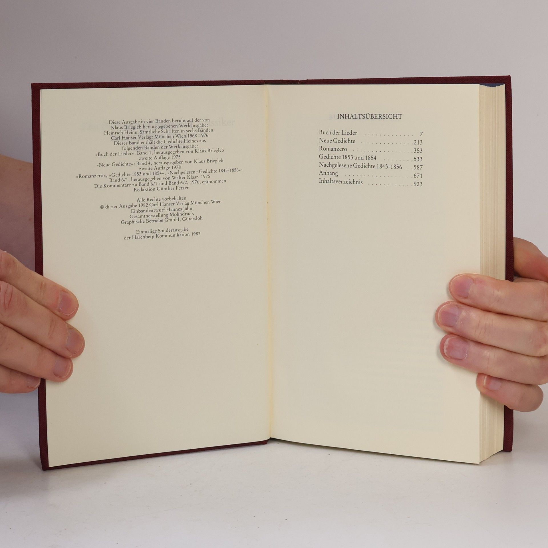 Heinrich Heine Heine I./IV. Band 36